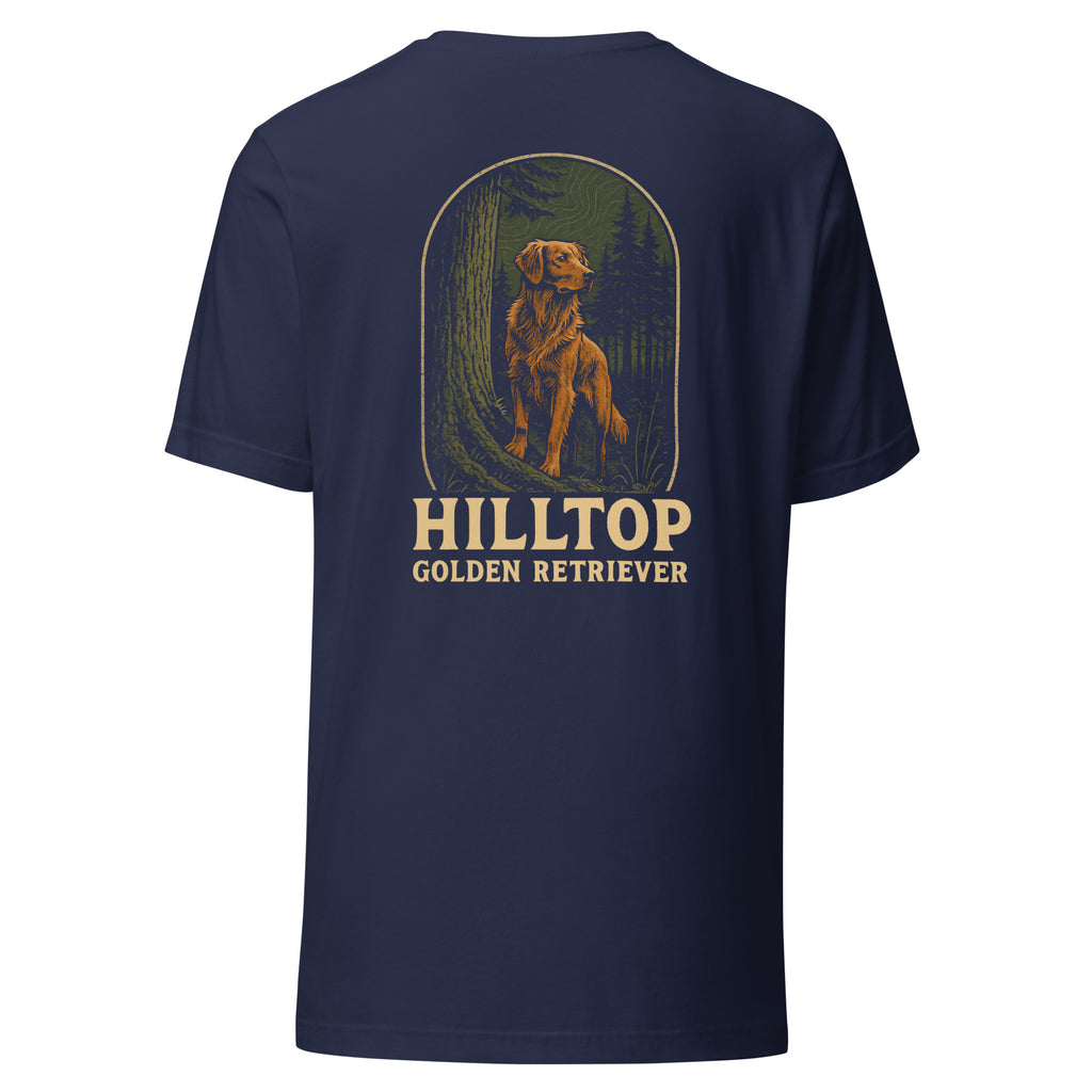 Hilltop Golden Retriever Unisex t-shirt