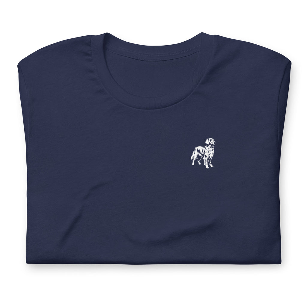 Jeep Badge Golden Retriever Tshirt