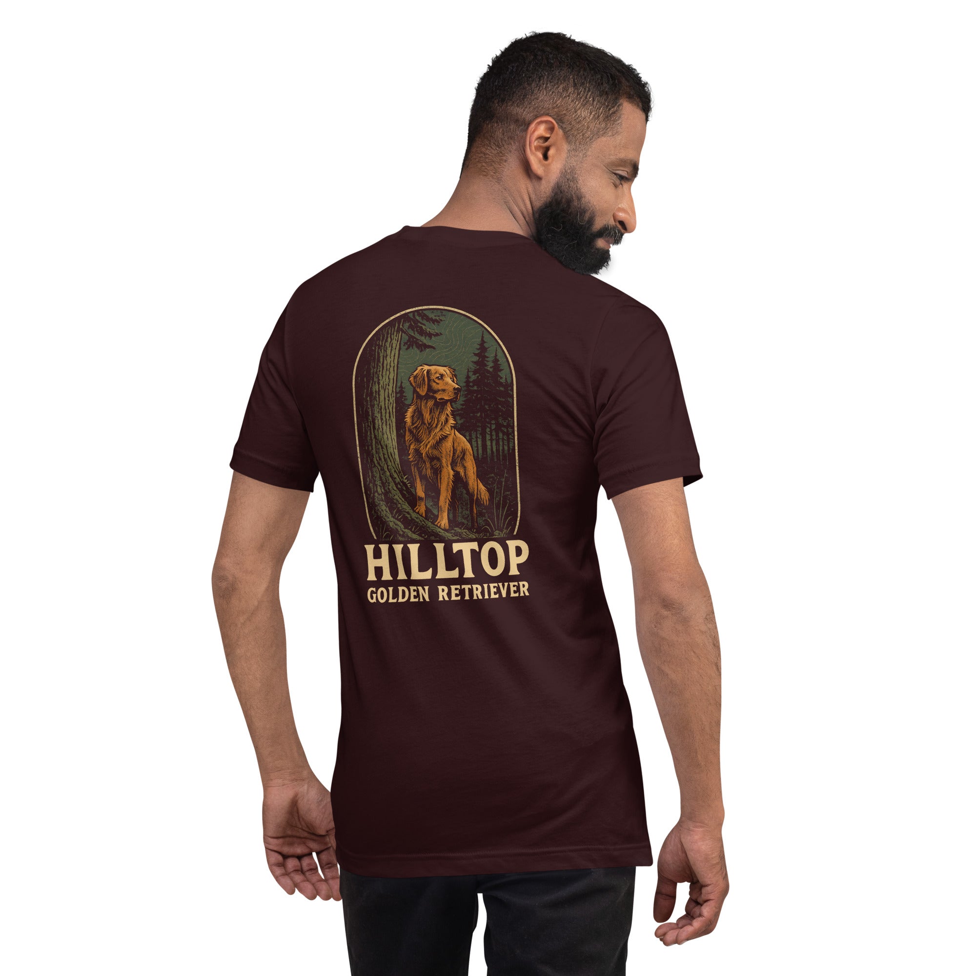 Hilltop Golden Retriever Unisex t-shirt