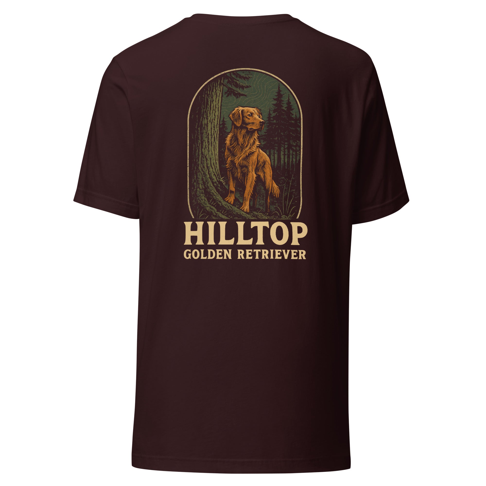 Hilltop Golden Retriever Unisex t-shirt