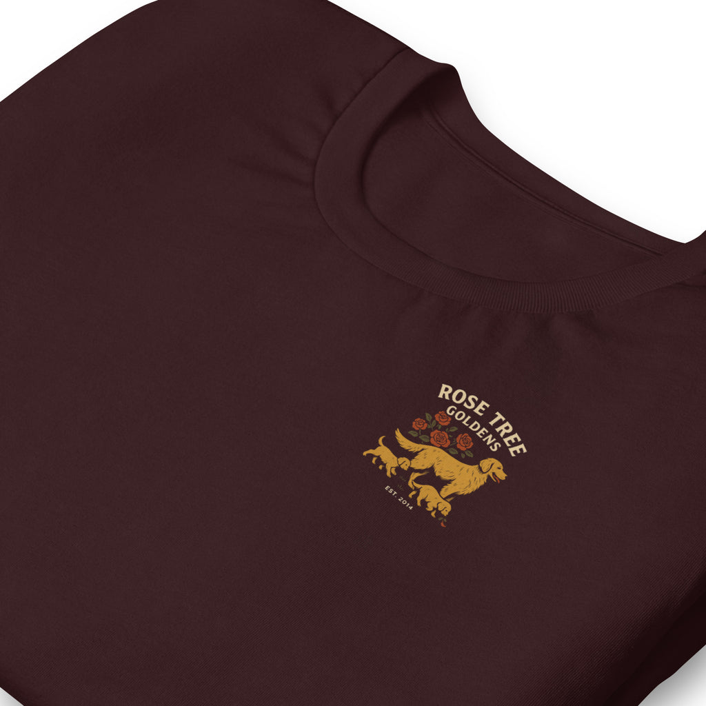 Rose Tree Goldens Custom Tee