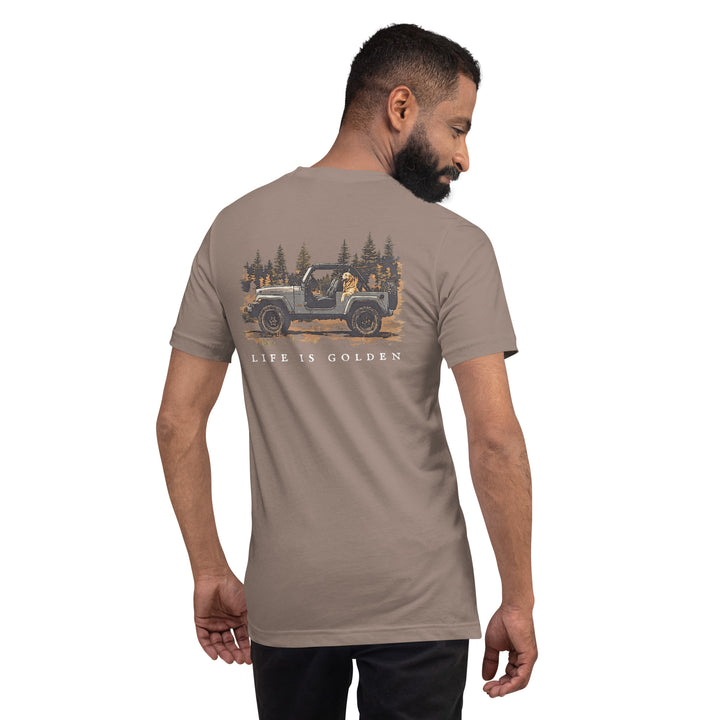 Jeep Life Golden Retriever T-shirt
