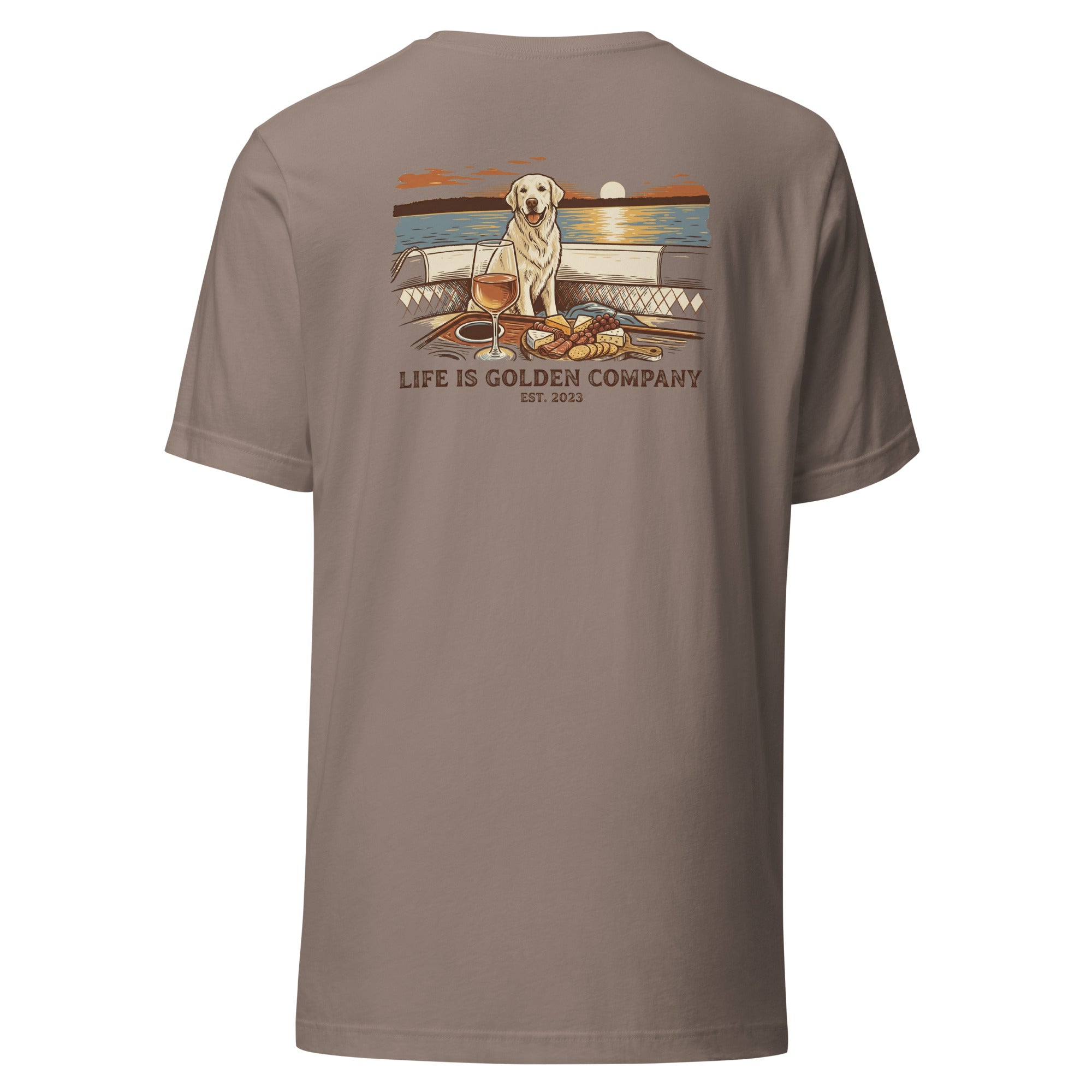 Sunset Sips and Golden Trips Unisex Tee