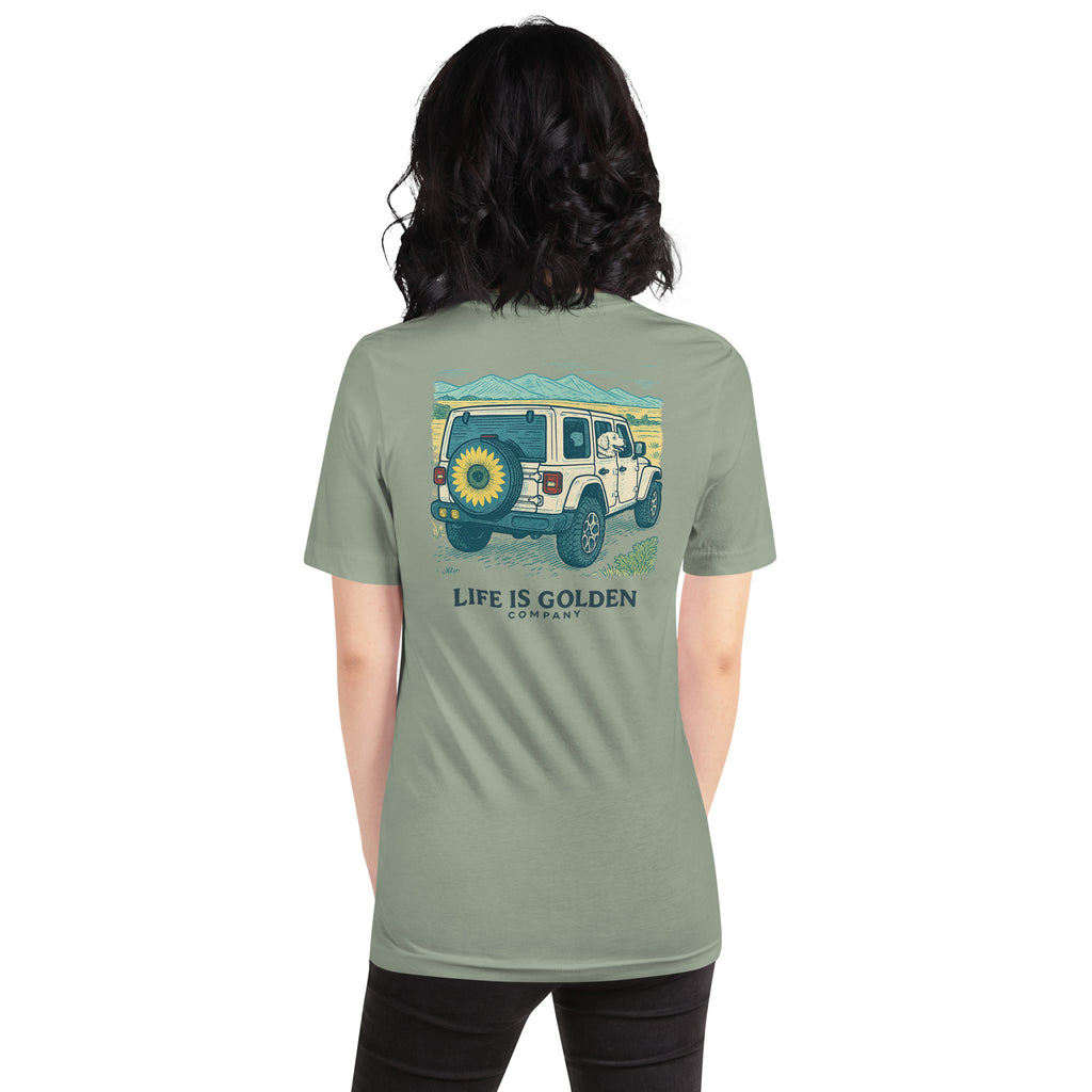 Sunflower Jeep Tee