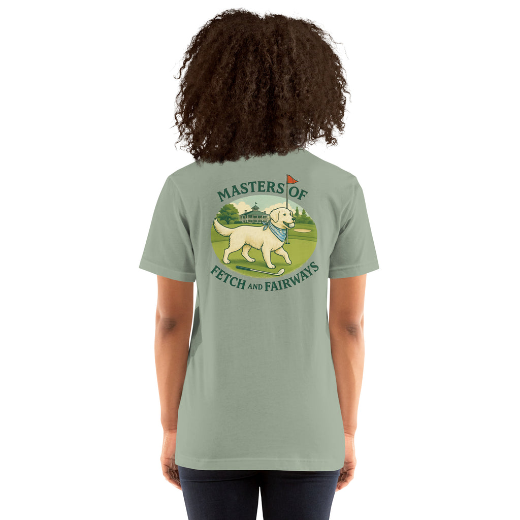 Masters of Fetch and Fairways Unisex tee