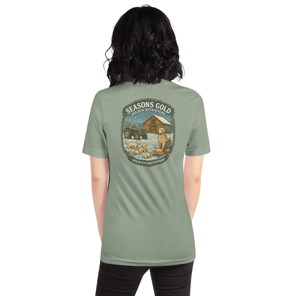 Seasons Gold Winter Unisex t-shirt