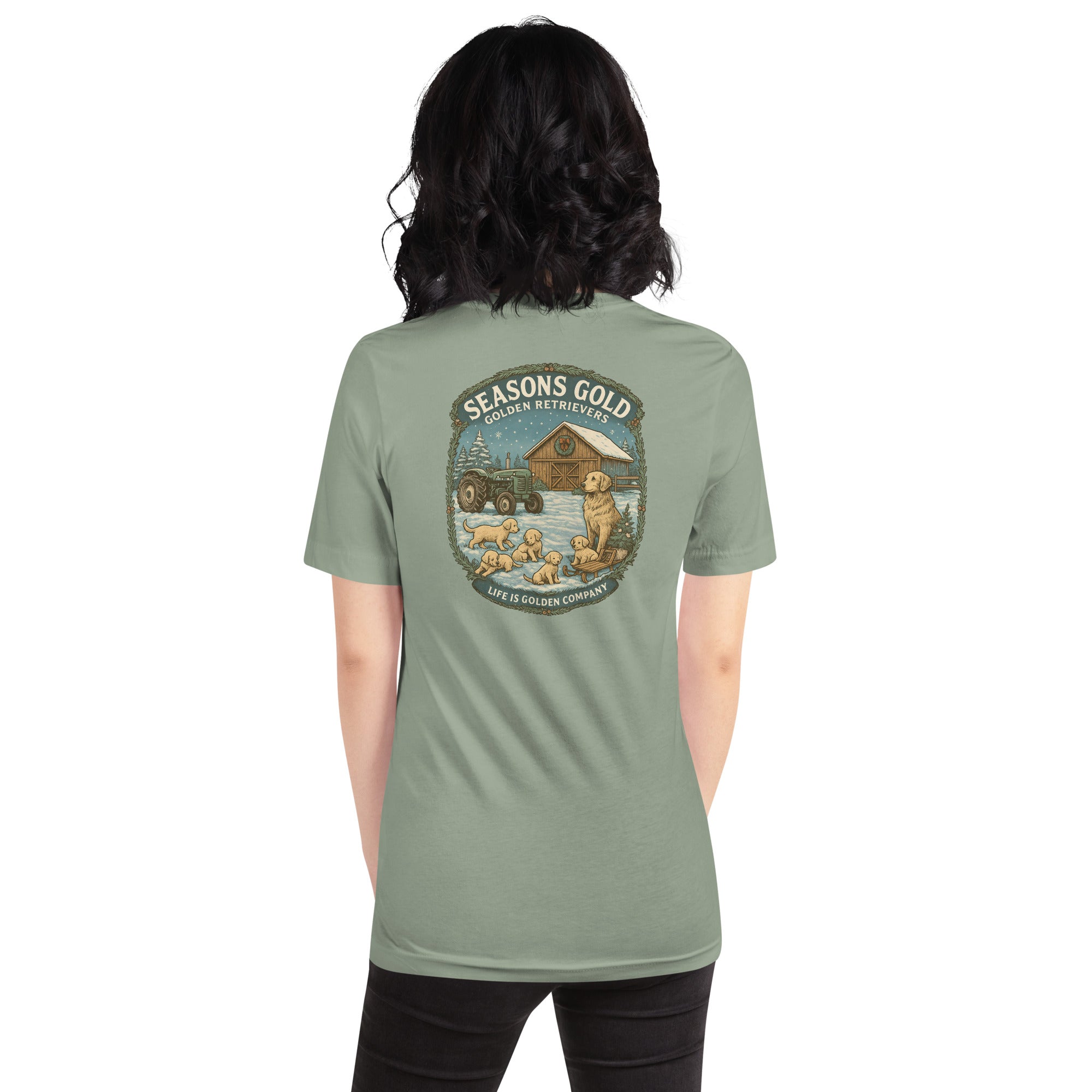 Seasons Gold Winter Unisex t-shirt