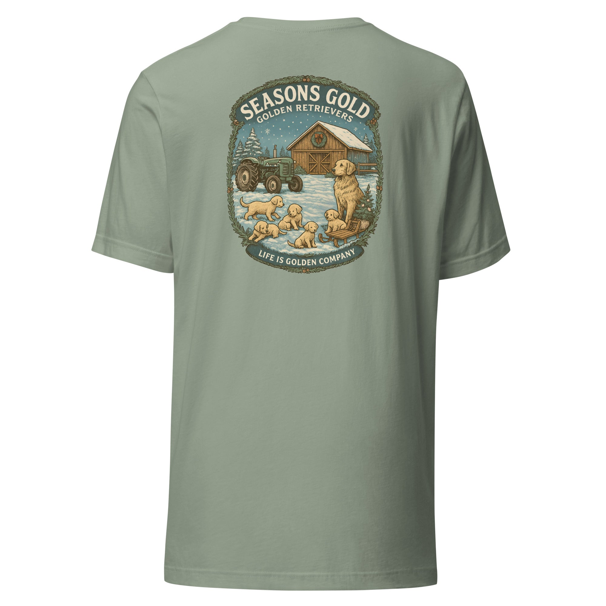 Seasons Gold Winter Unisex t-shirt
