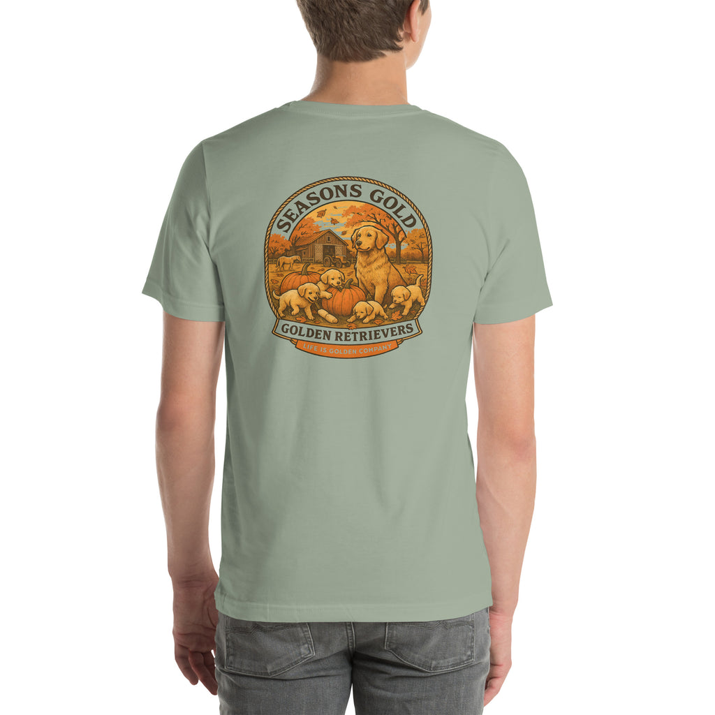Seasons Gold Autumn Unisex t-shirt