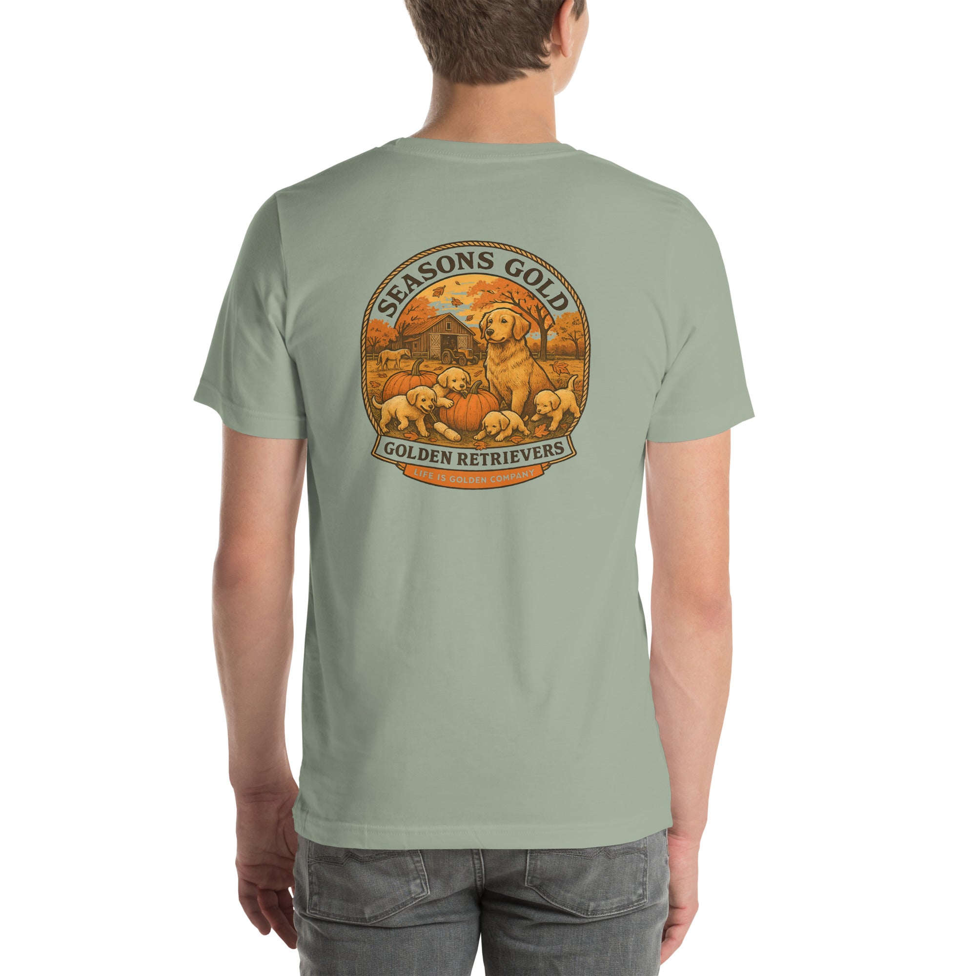 Seasons Gold Autumn Unisex t-shirt