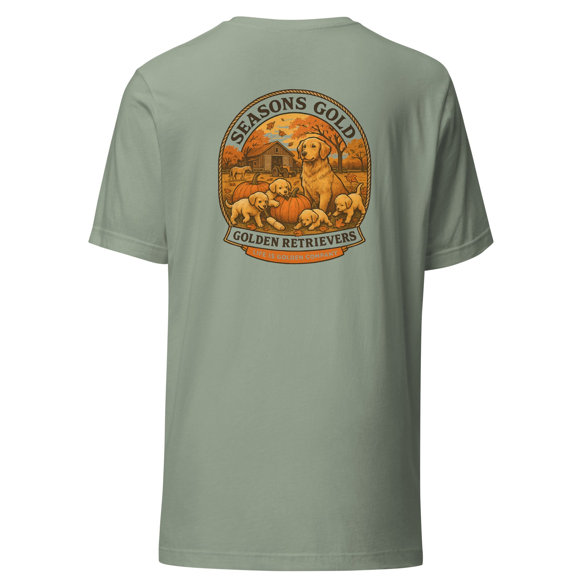 Seasons Gold Autumn Unisex t-shirt