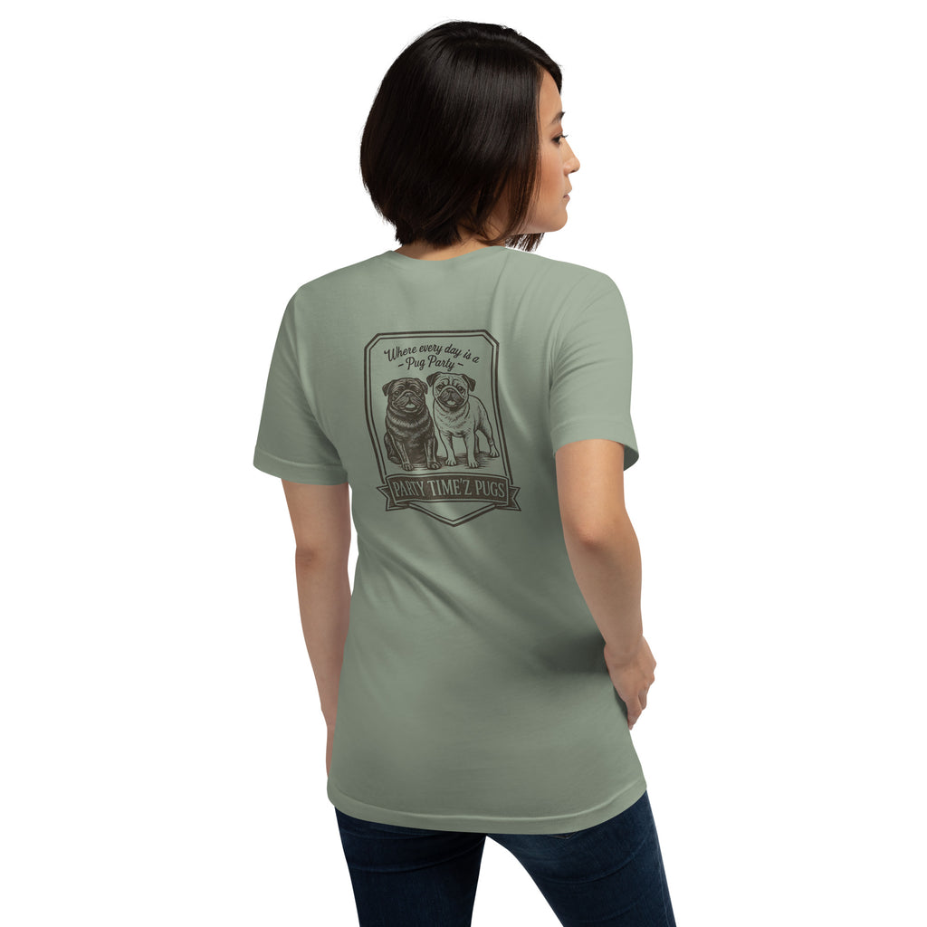 Party Time'Z Pugs Unisex t-shirt