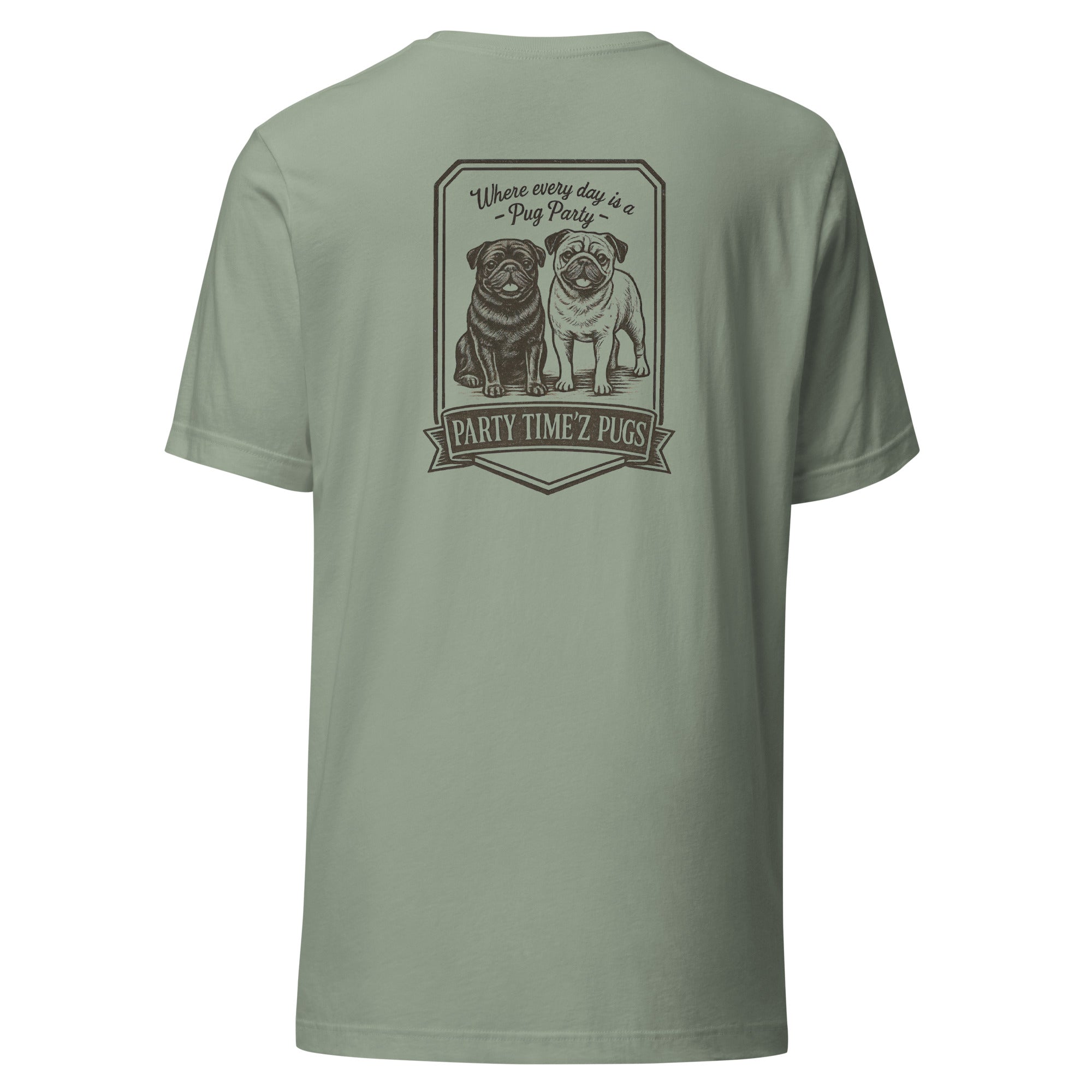 Party Time'Z Pugs Unisex t-shirt