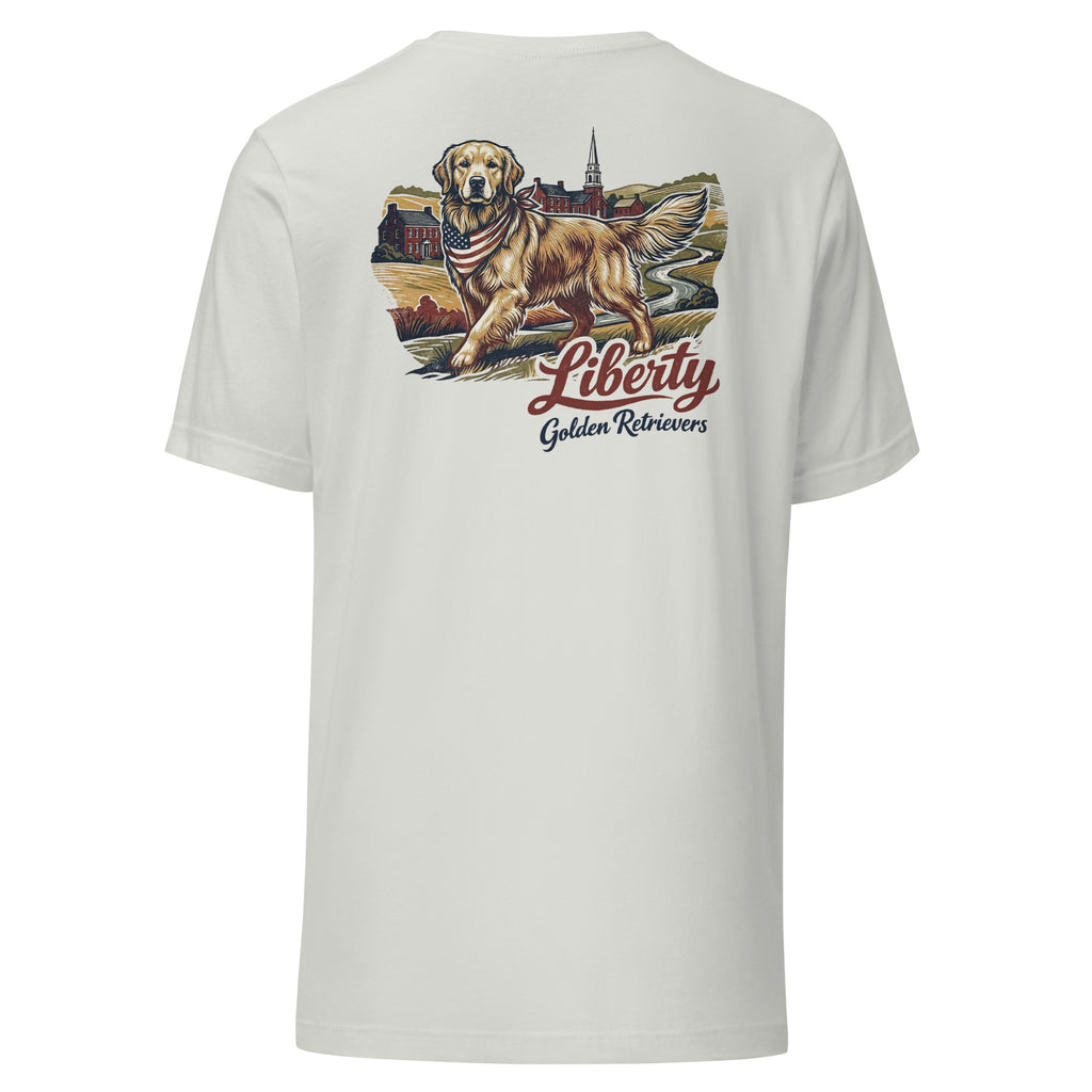 Liberty Golden Retrievers Unisex Tee