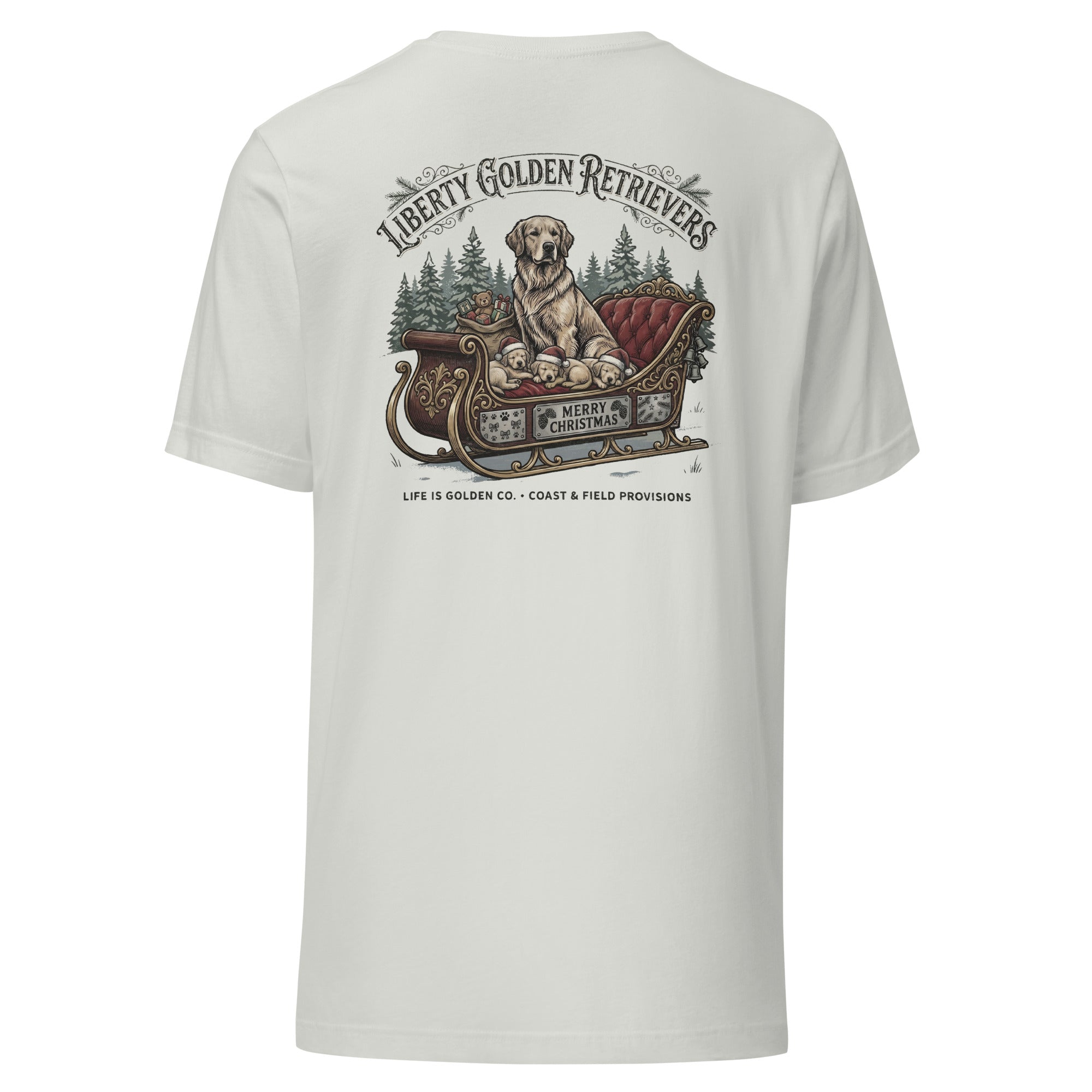 Liberty Goldens Christmas Unisex Tee