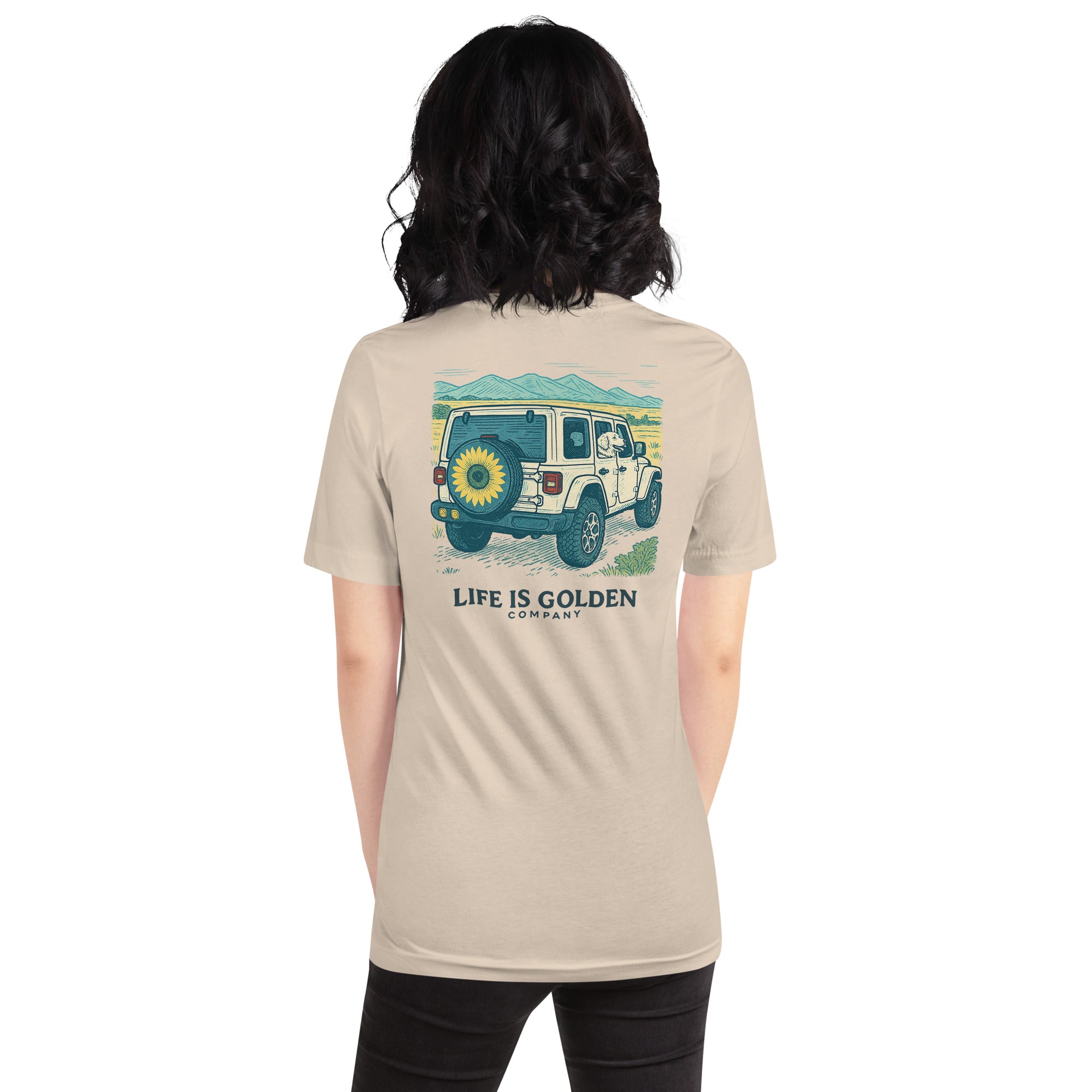 Sunflower Jeep Tee