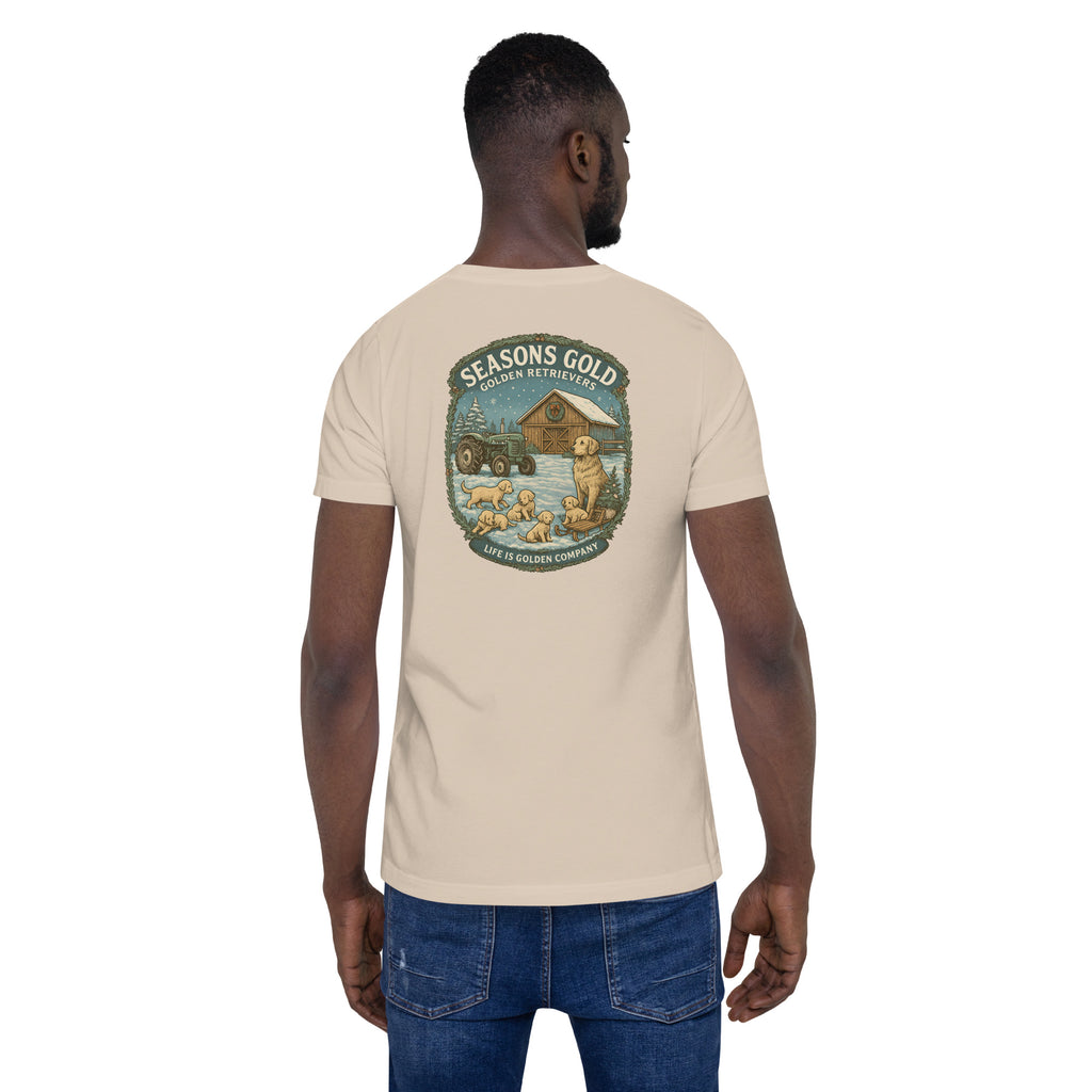 Seasons Gold Winter Unisex t-shirt