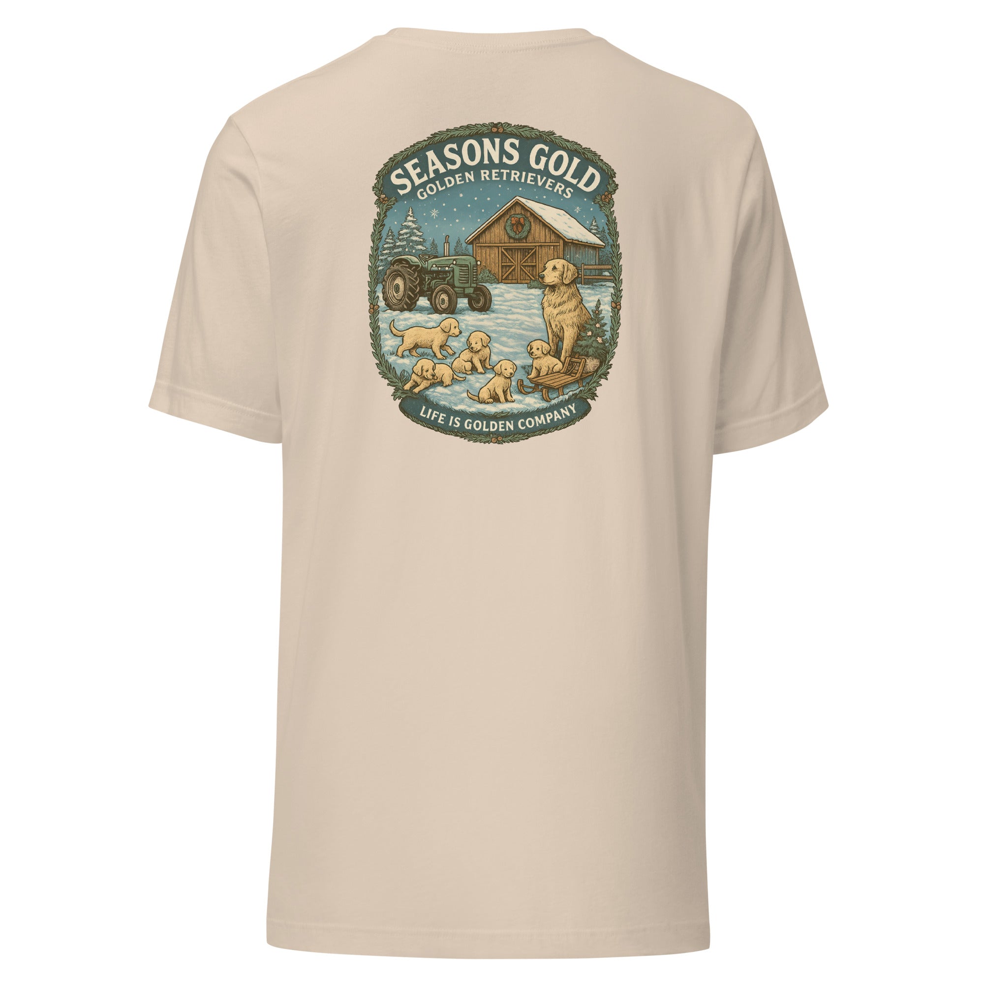 Seasons Gold Winter Unisex t-shirt