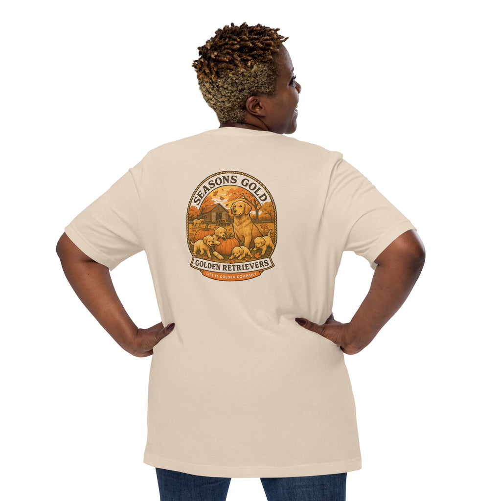 Seasons Gold Autumn Unisex t-shirt