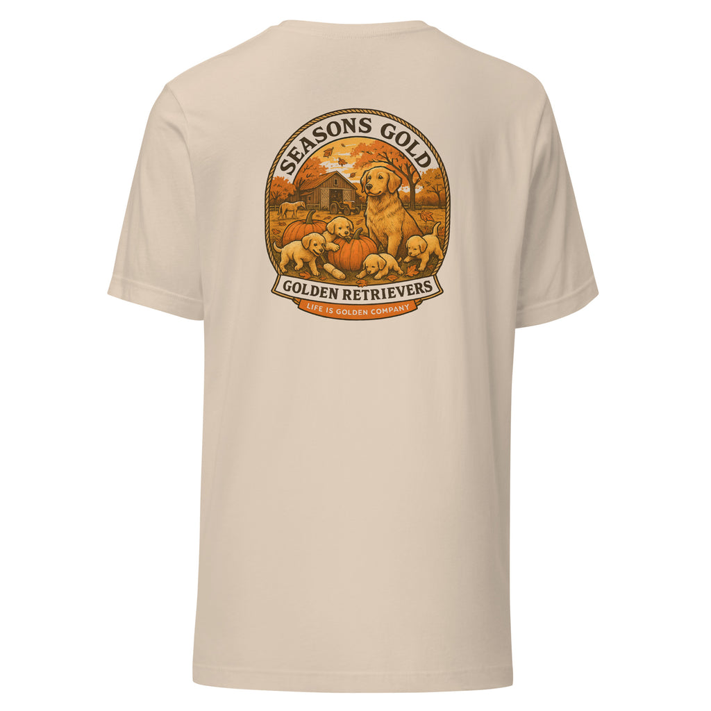 Seasons Gold Autumn Unisex t-shirt