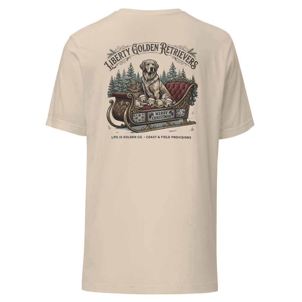 Liberty Goldens Christmas Unisex Tee