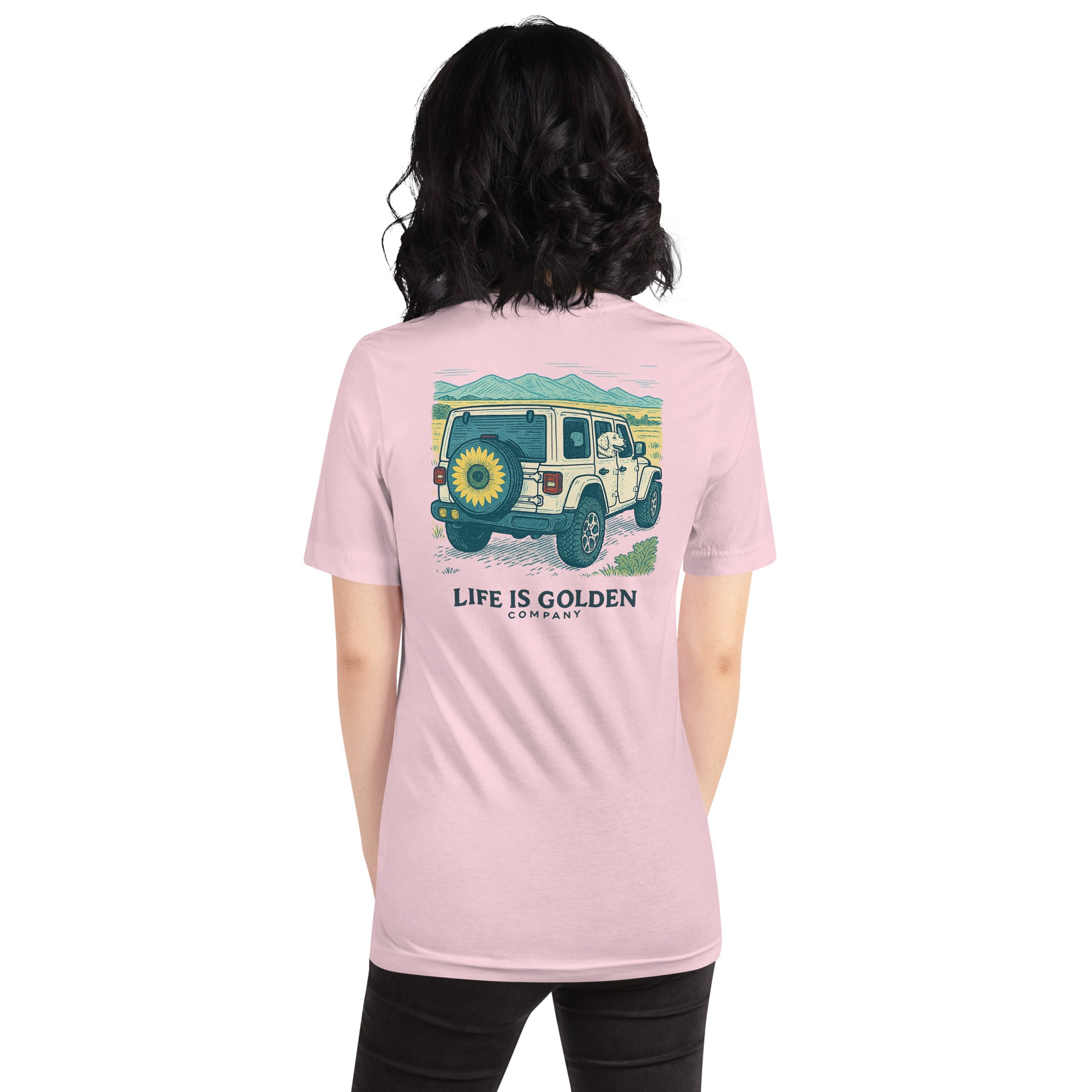 Sunflower Jeep Tee