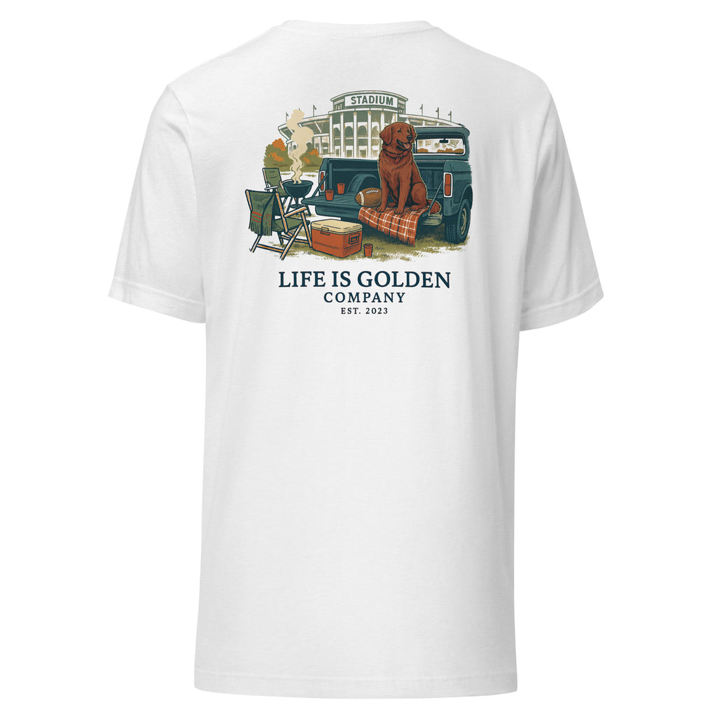 Game Day Tee - Red Golden Retriever Edition