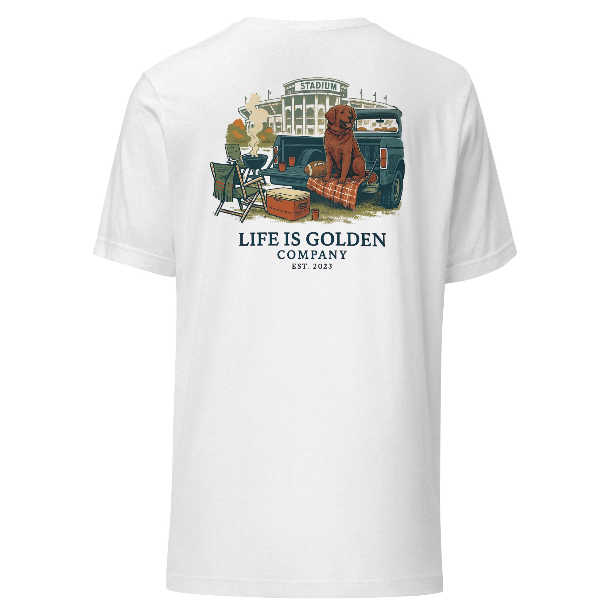 Game Day Tee - Red Golden Retriever Edition