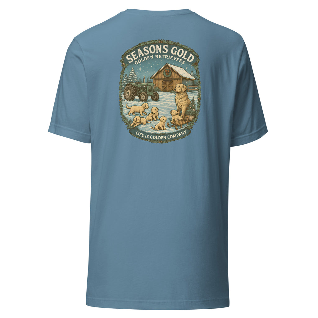 Seasons Gold Winter Unisex t-shirt