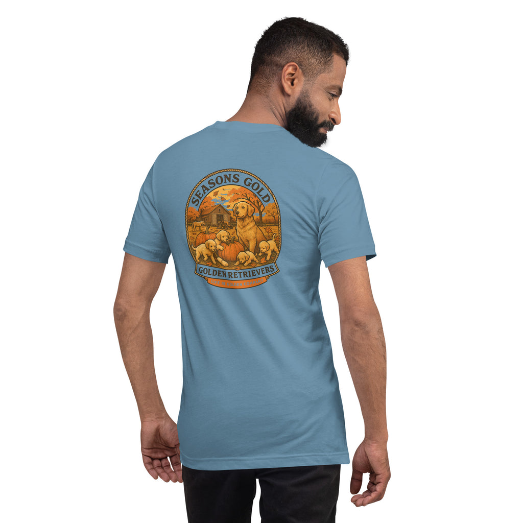 Seasons Gold Autumn Unisex t-shirt