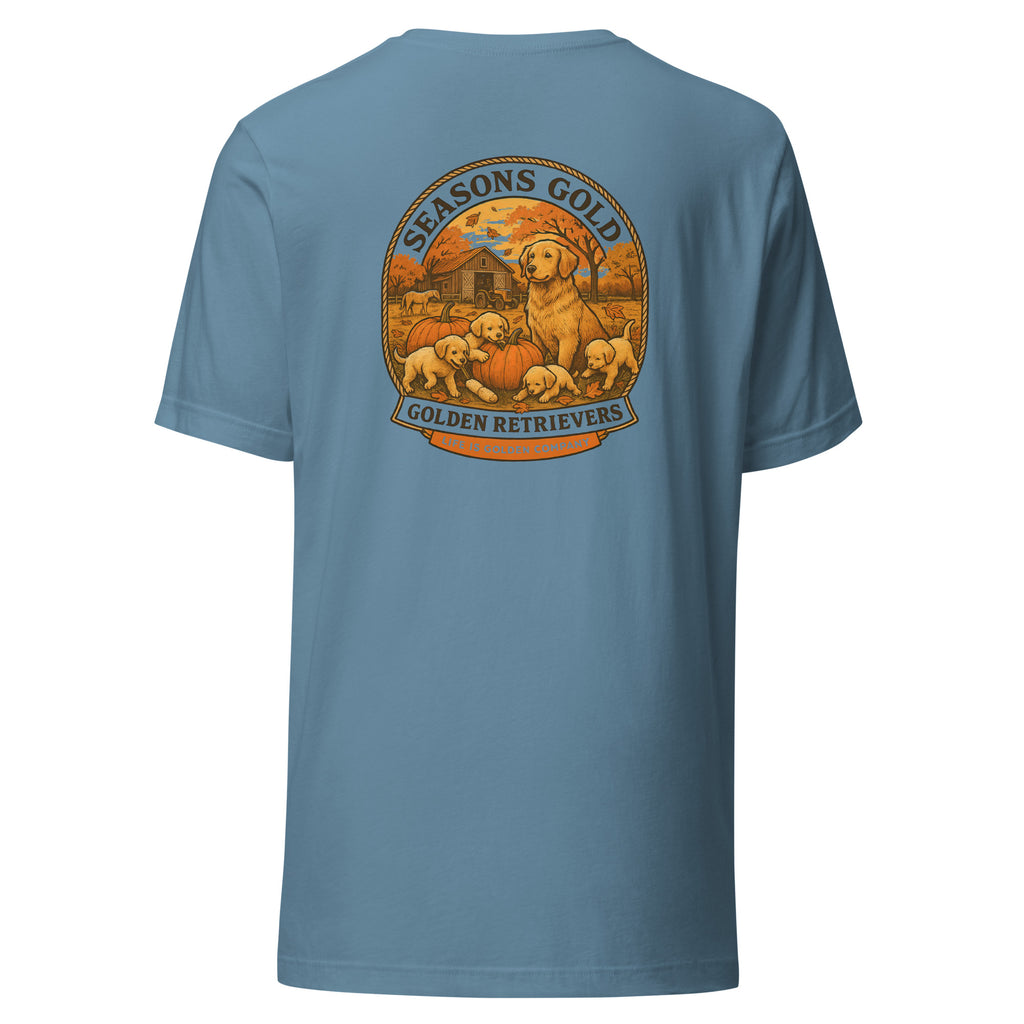 Seasons Gold Autumn Unisex t-shirt