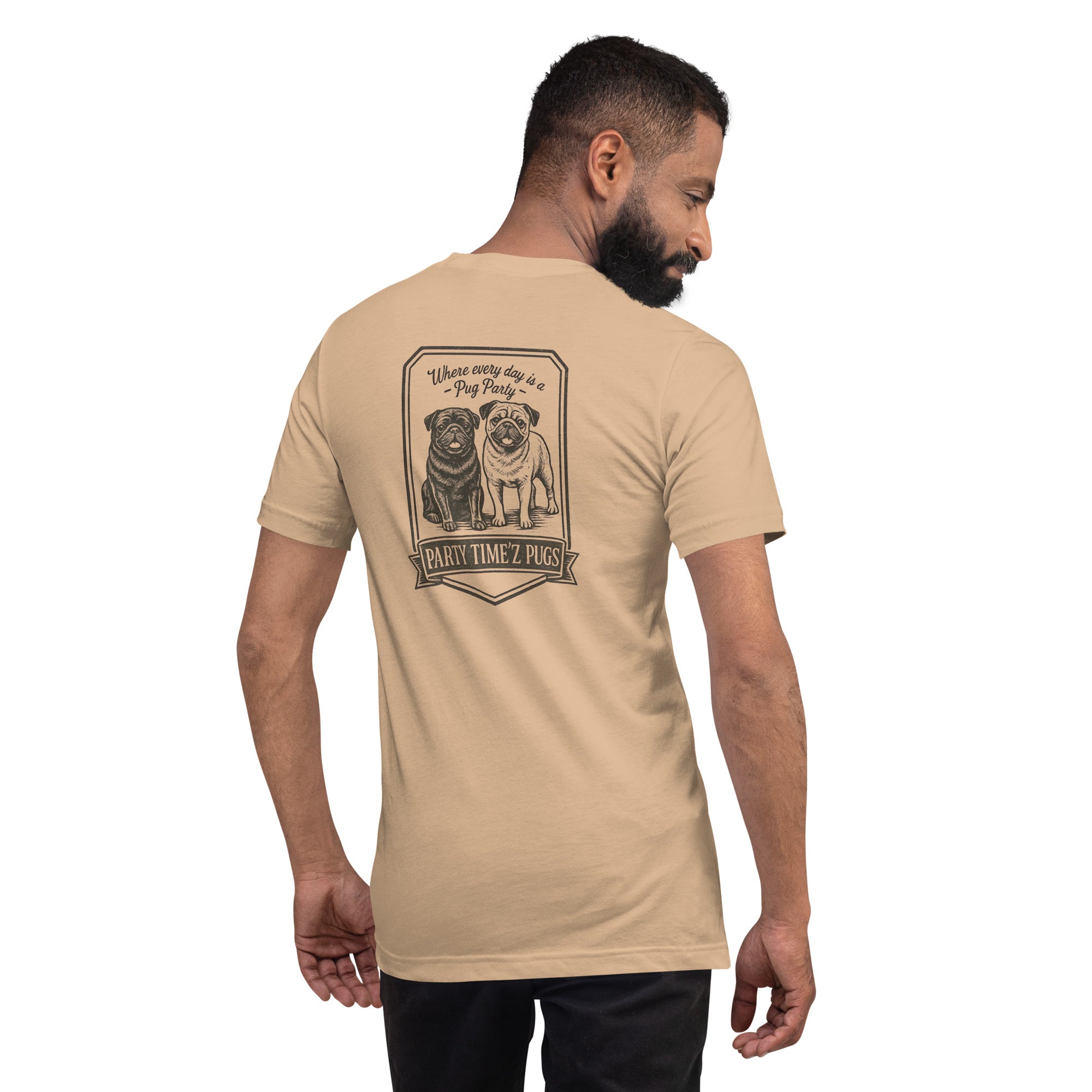 Party Time'Z Pugs Unisex t-shirt