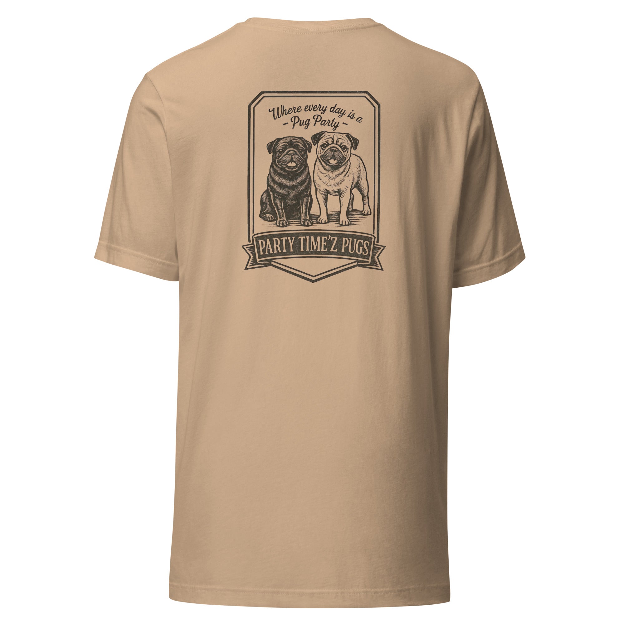 Party Time'Z Pugs Unisex t-shirt