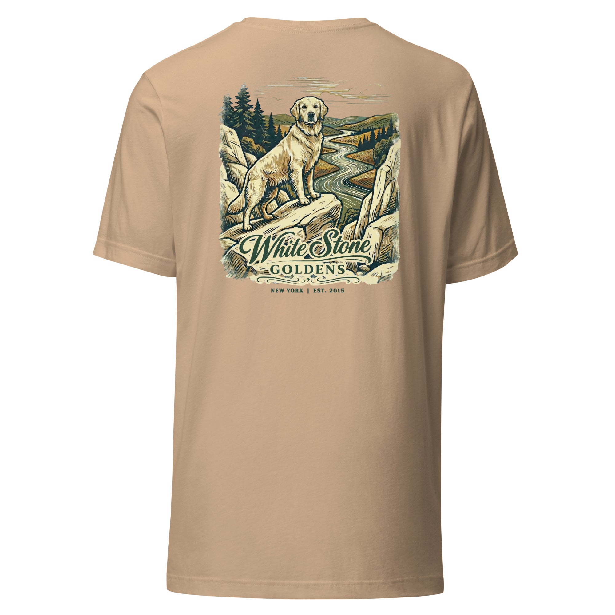 White Stone Goldens Unisex Tee