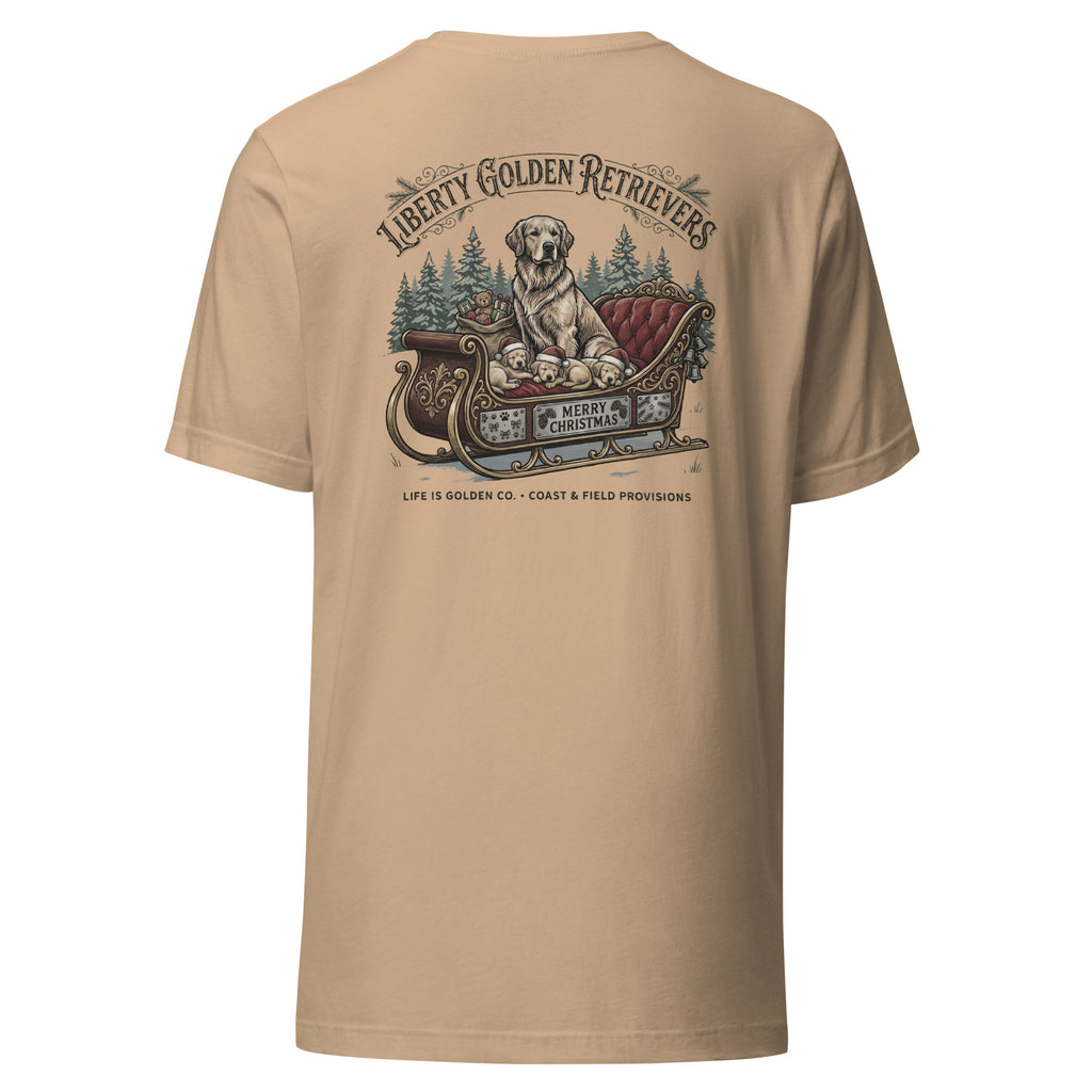 Liberty Goldens Christmas Unisex Tee