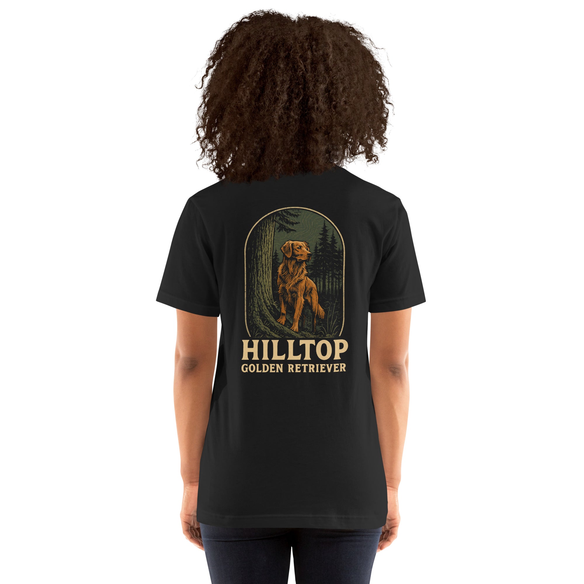 Hilltop Golden Retriever Unisex t-shirt