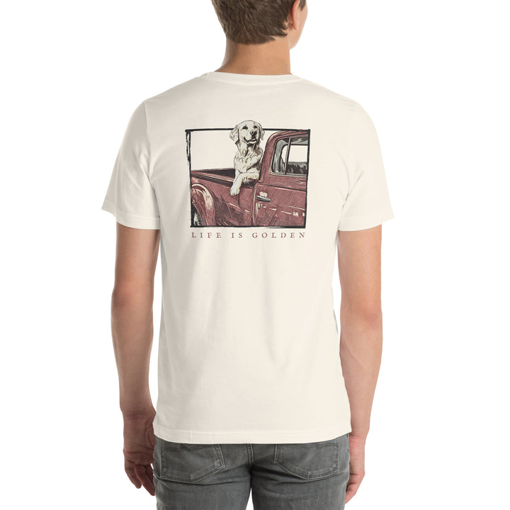 Classic Pickup Golden Retriever T-Shirt
