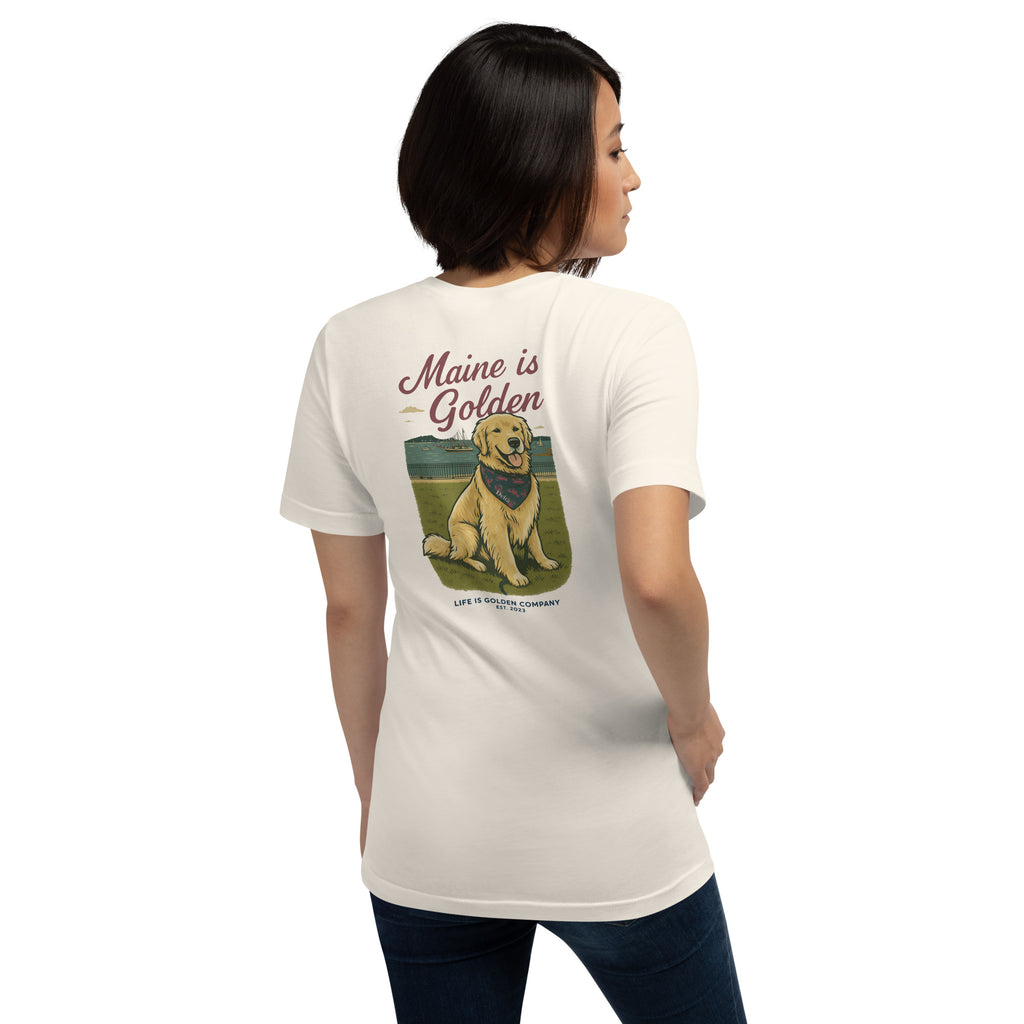 Maine is Golden Unisex Tee