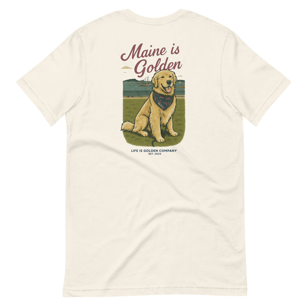 Maine is Golden Unisex Tee