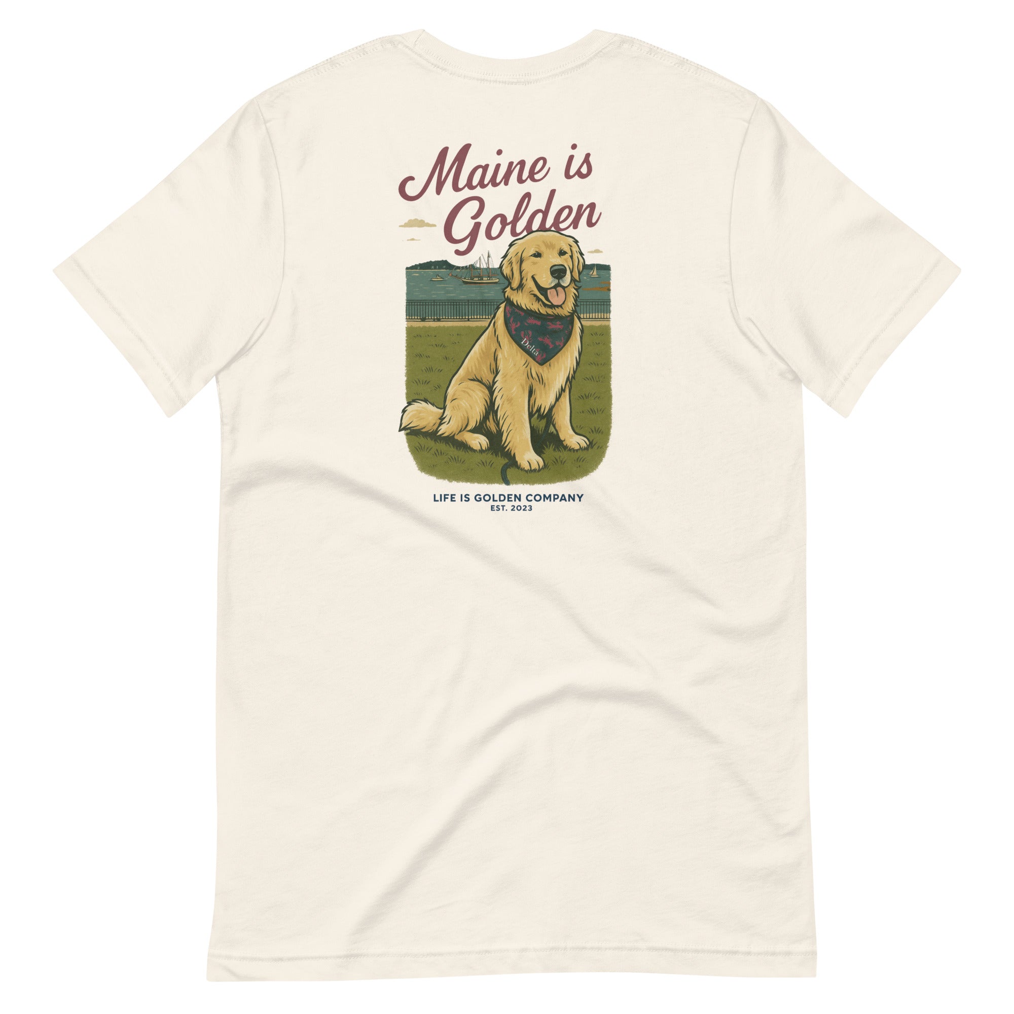 Maine is Golden Unisex Tee