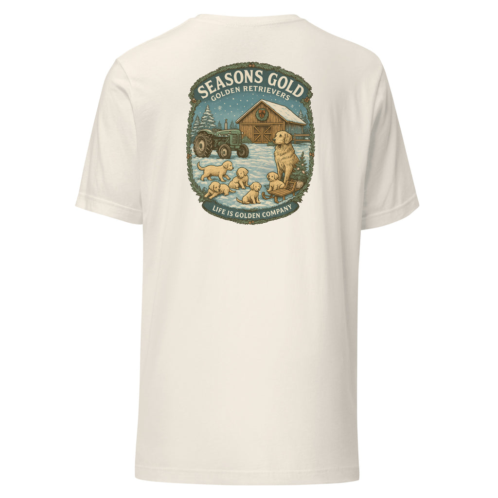 Seasons Gold Winter Unisex t-shirt