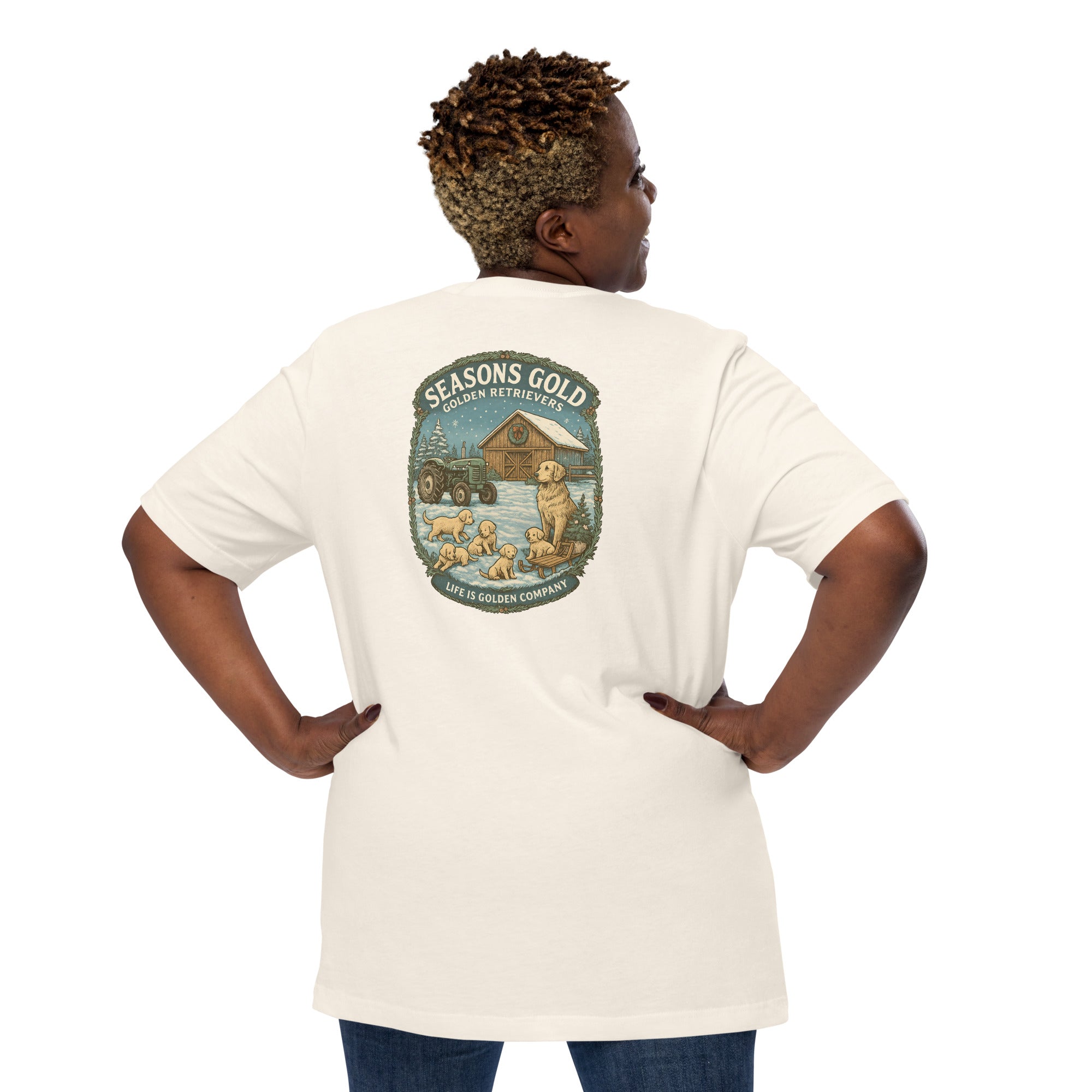 Seasons Gold Winter Unisex t-shirt