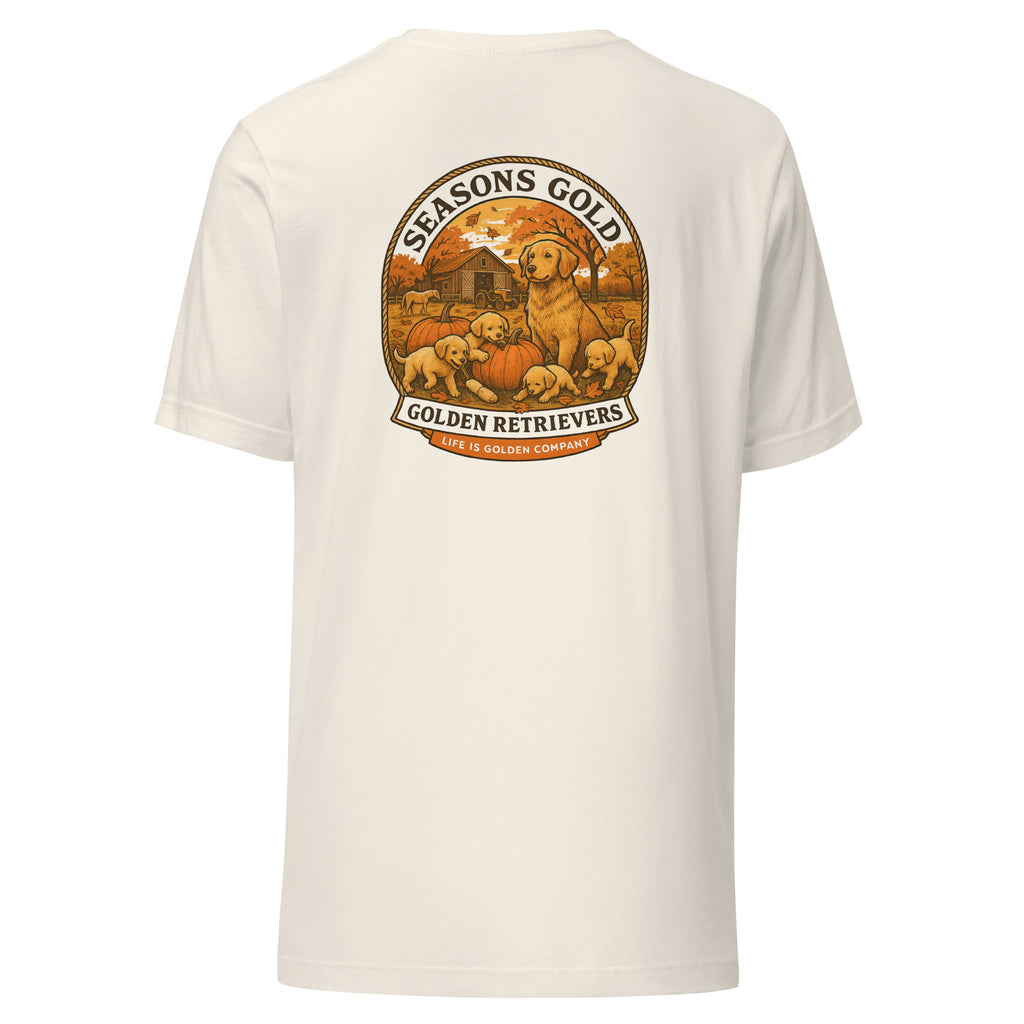 Seasons Gold Autumn Unisex t-shirt