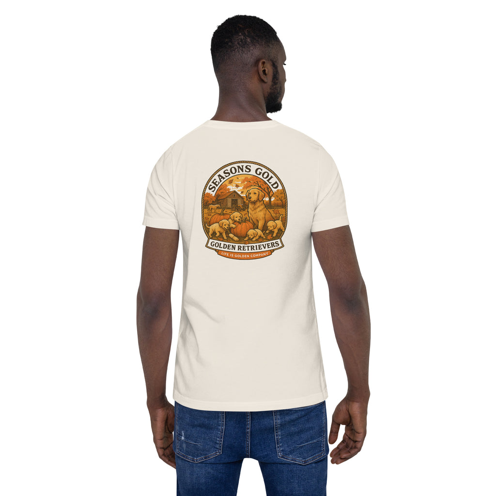 Seasons Gold Autumn Unisex t-shirt