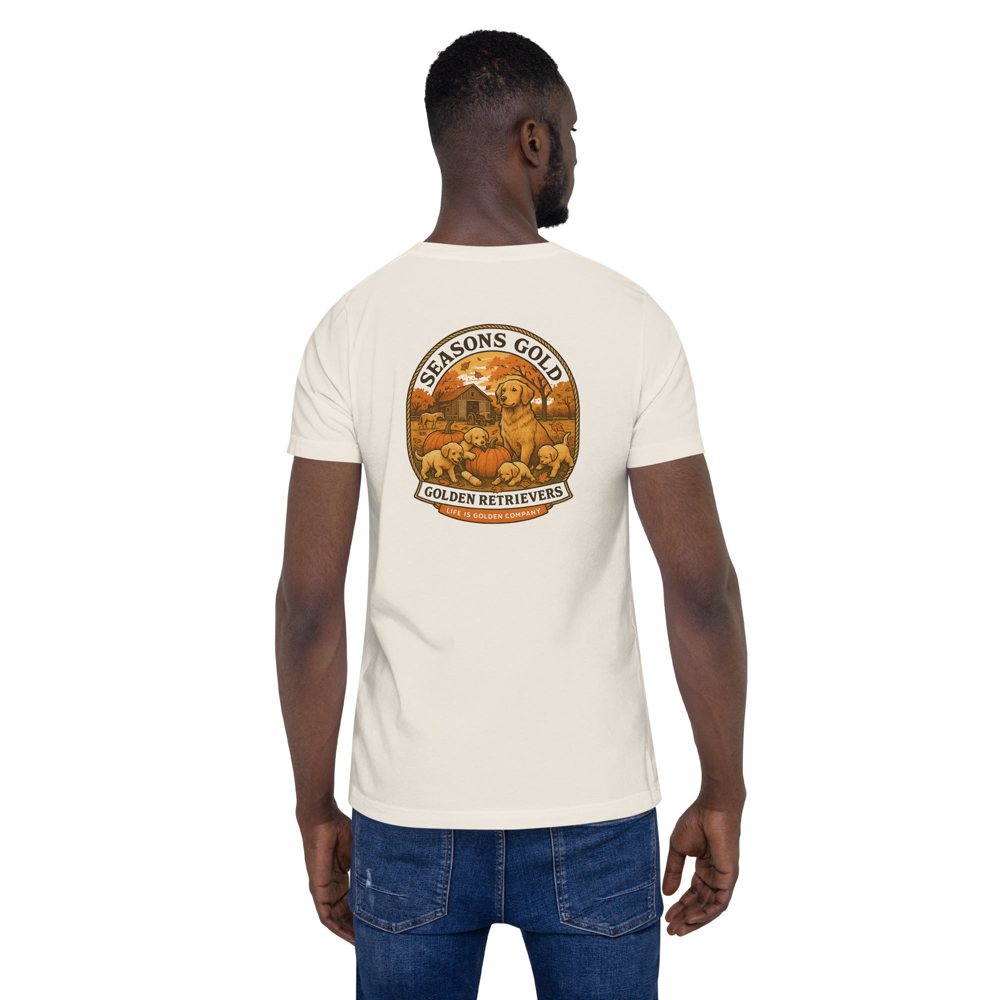 Seasons Gold Autumn Unisex t-shirt