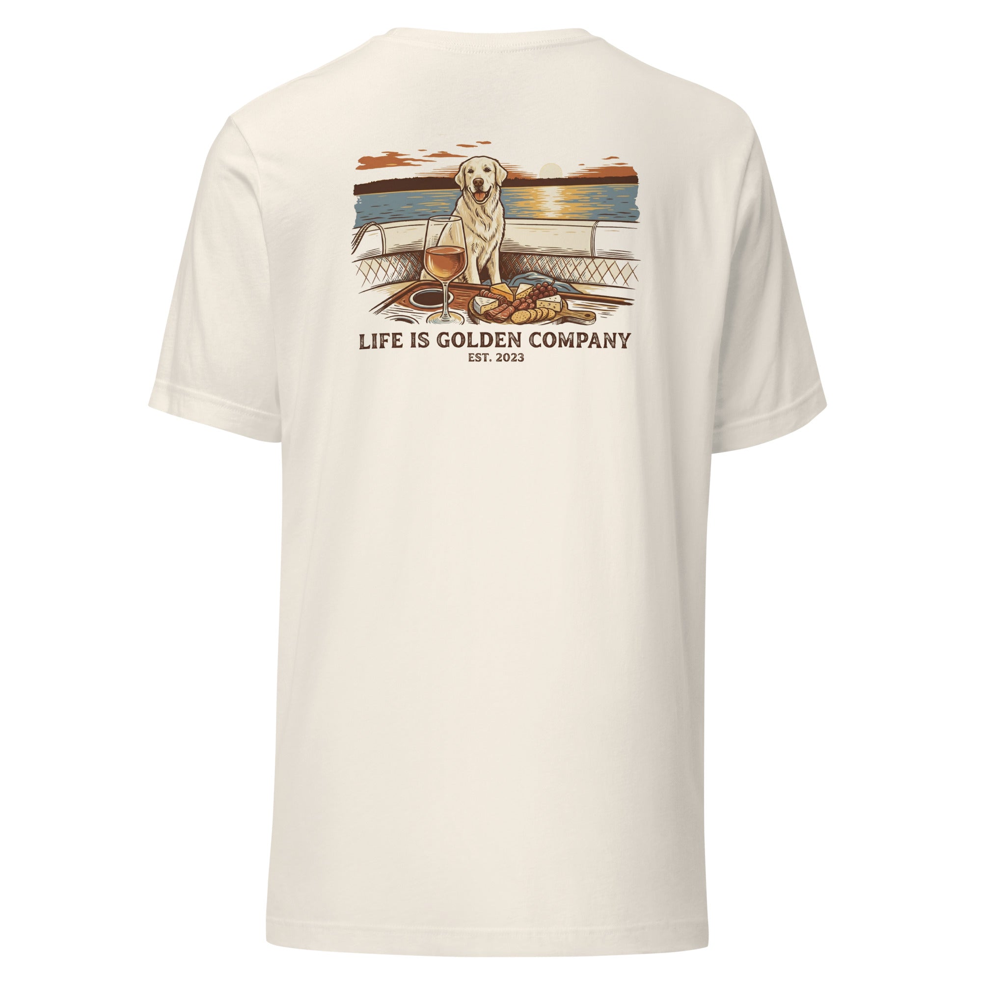 Sunset Sips and Golden Trips Unisex Tee