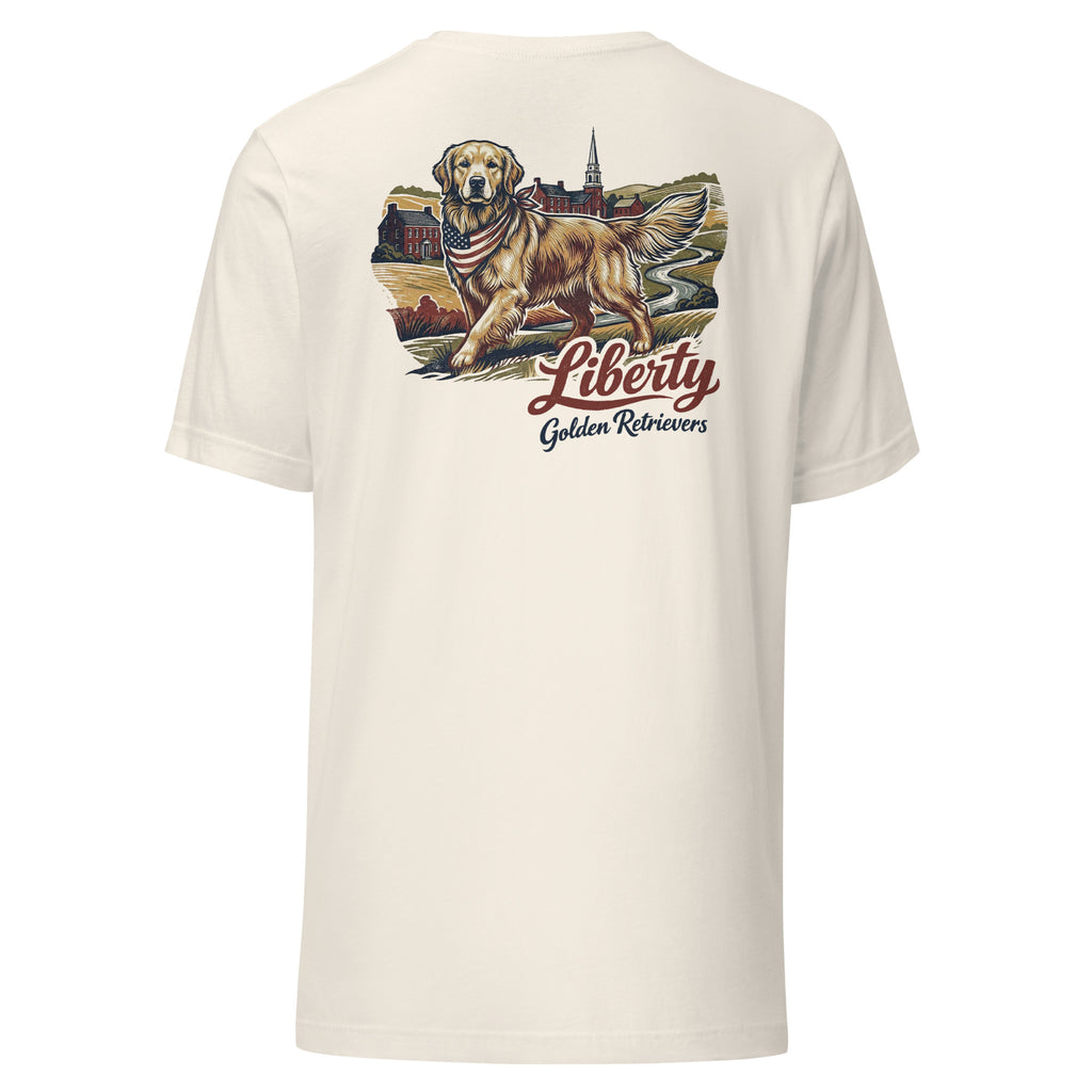 Liberty Golden Retrievers Unisex Tee