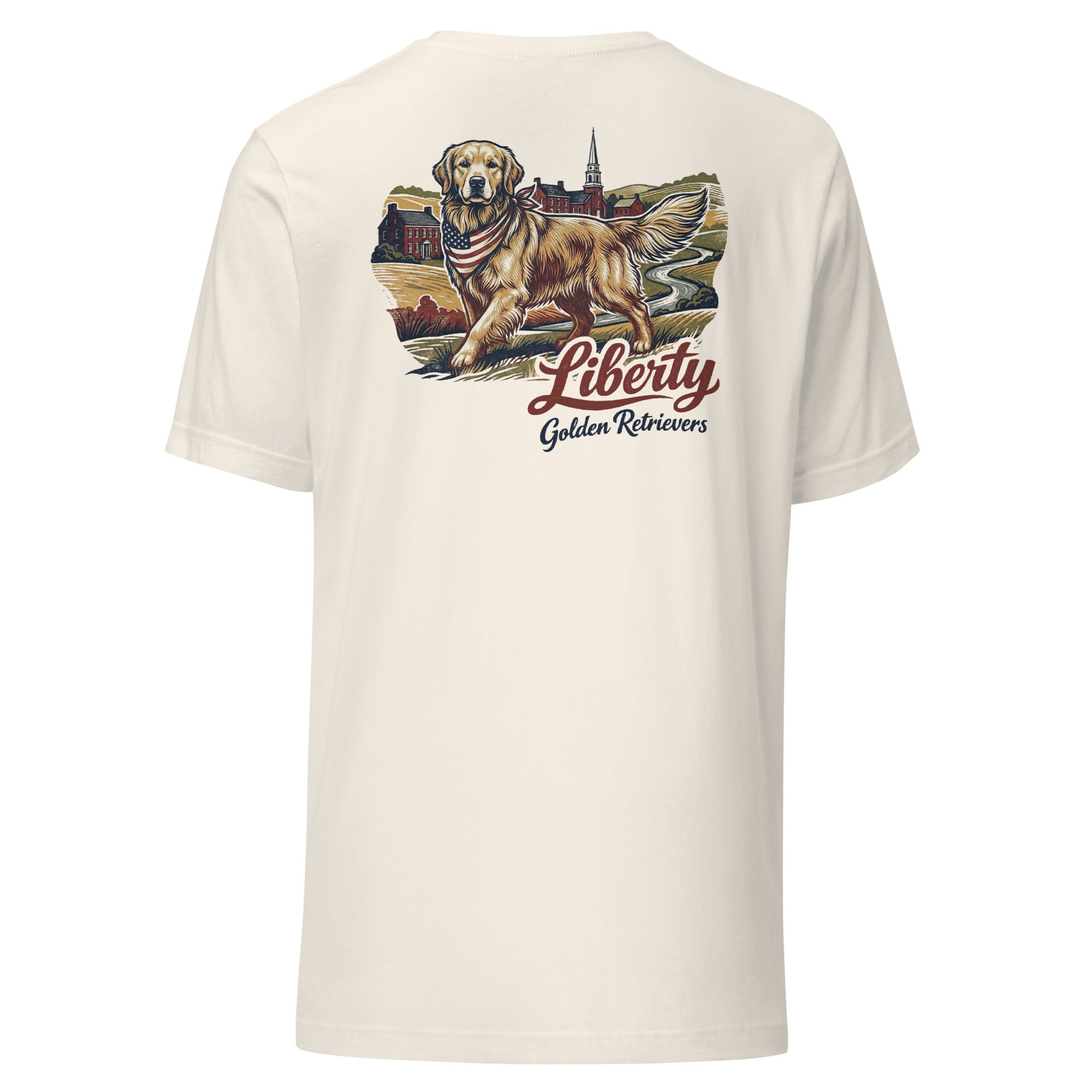 Liberty Golden Retrievers Unisex Tee