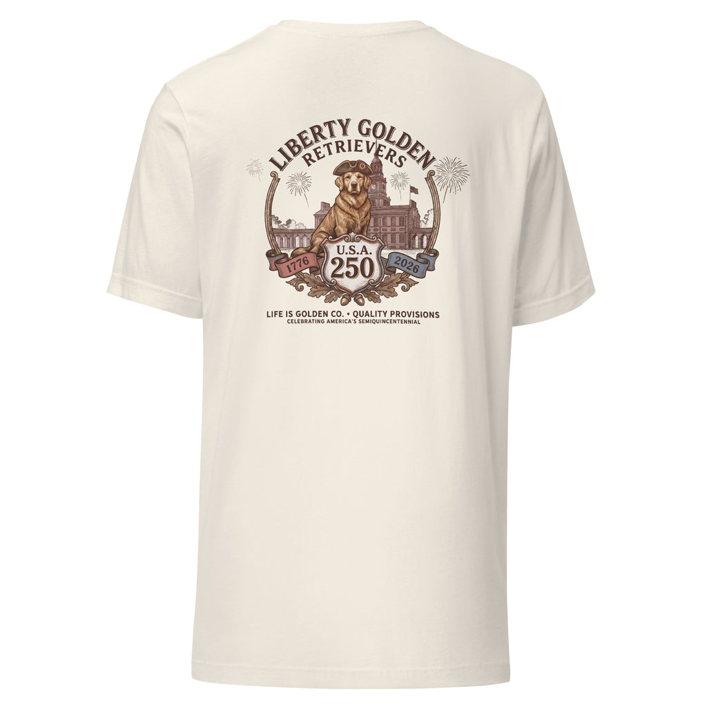 Liberty Goldens Semiquincentennial Unisex Tee