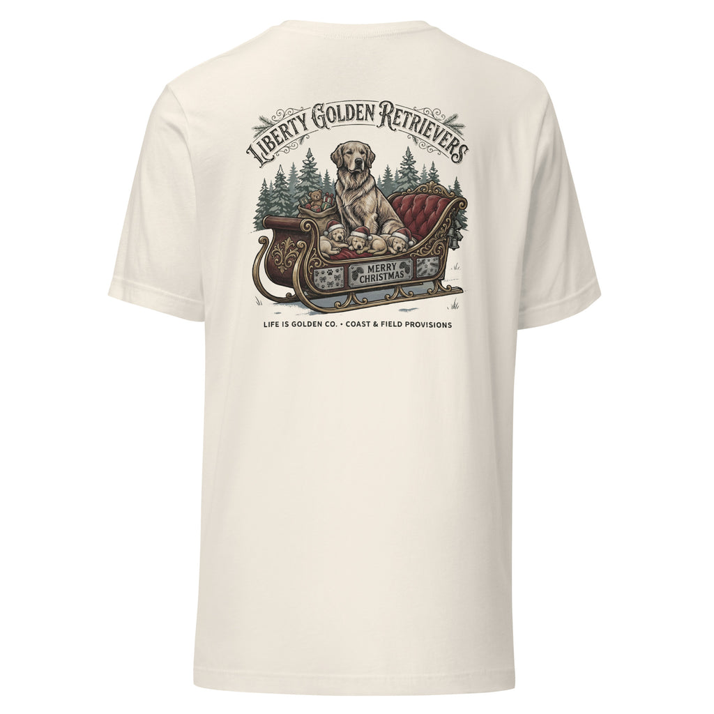 Liberty Goldens Christmas Unisex Tee